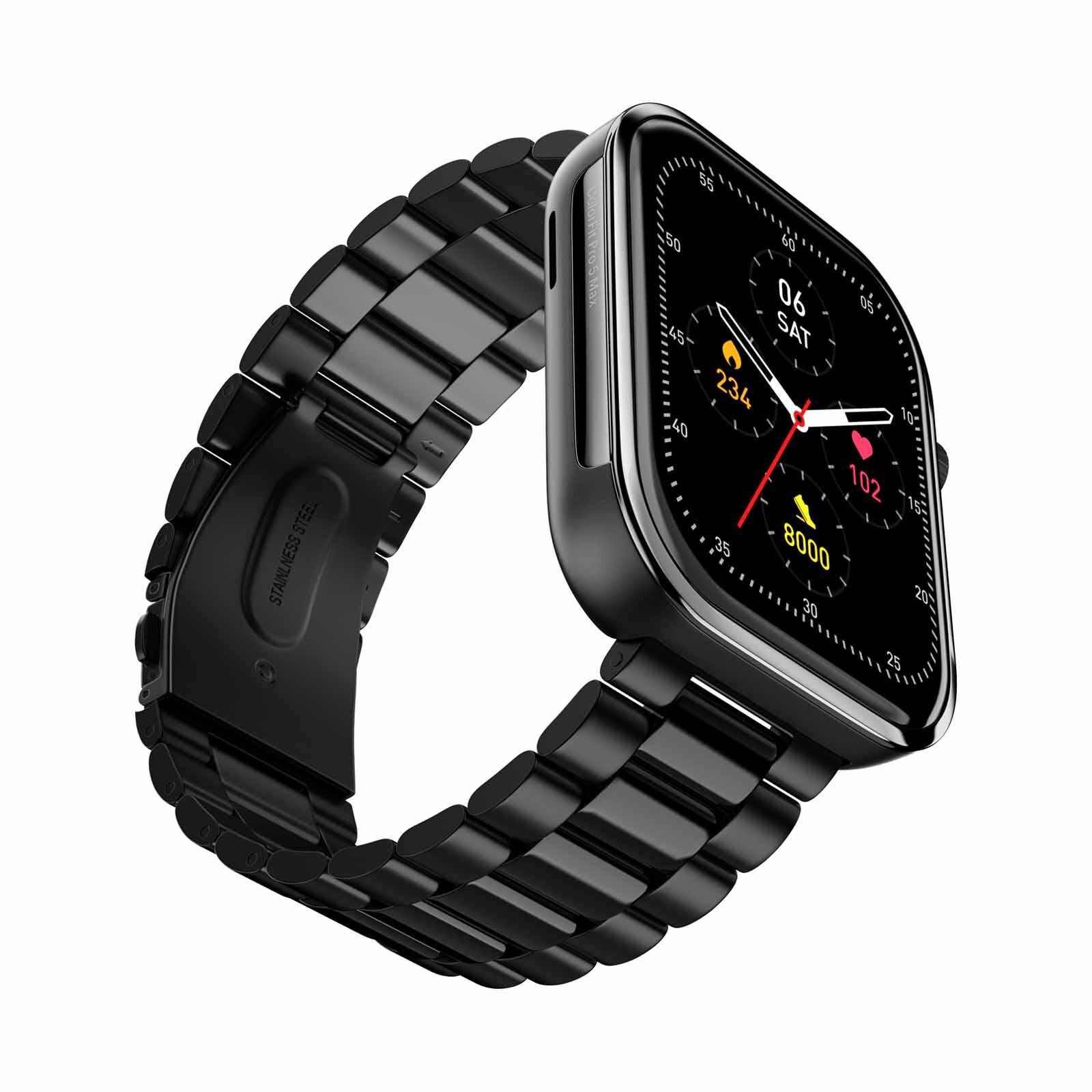 NOISE Colorfit Pro 5 Max Smartwatch - Elite Black WRB-SW-COLORFITPRO5MAX-MTL-BLK_BLK-image 6