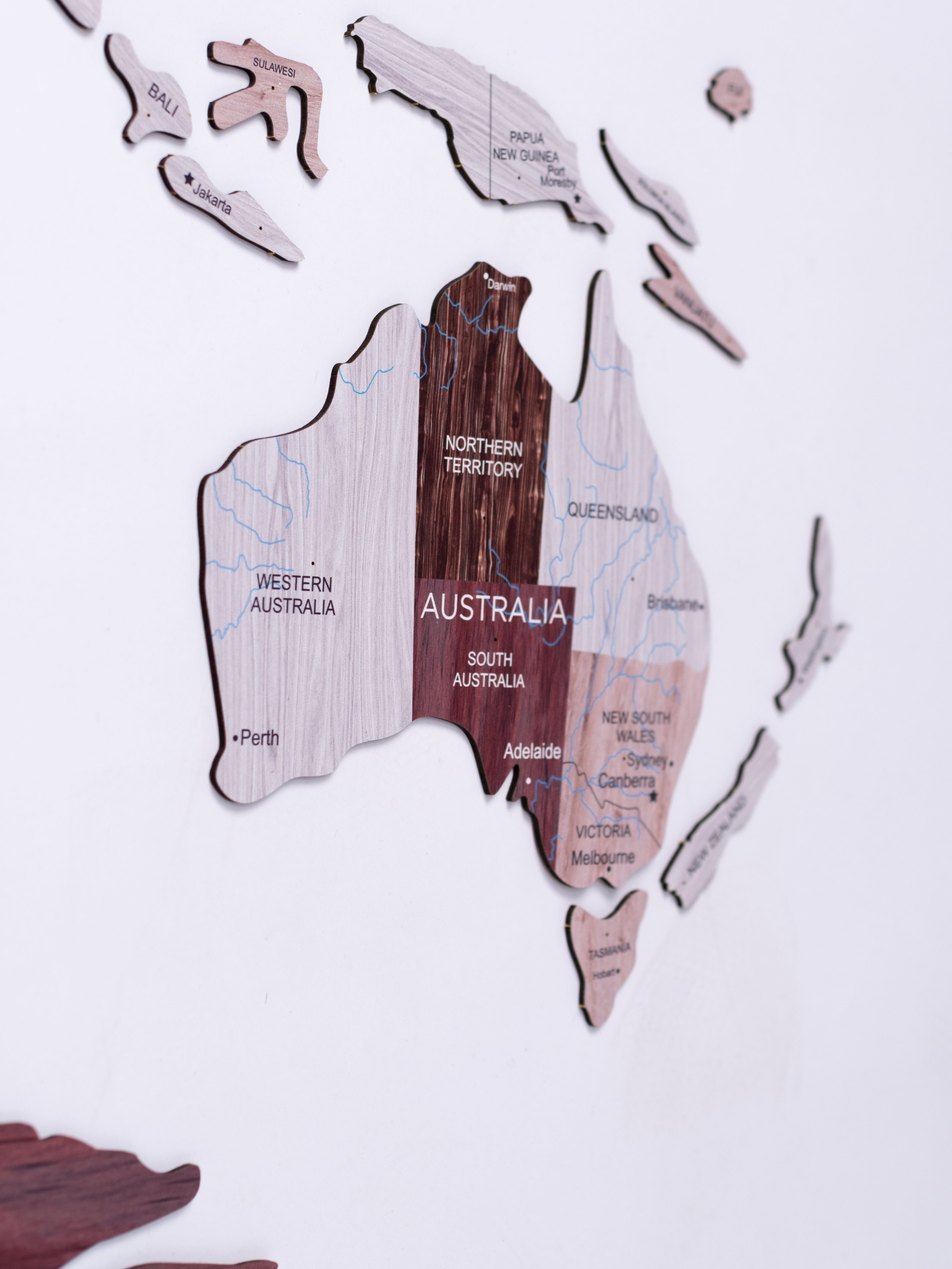 2d Wooden World Map Cappuccino M ENJOY THE WOOD-image 4