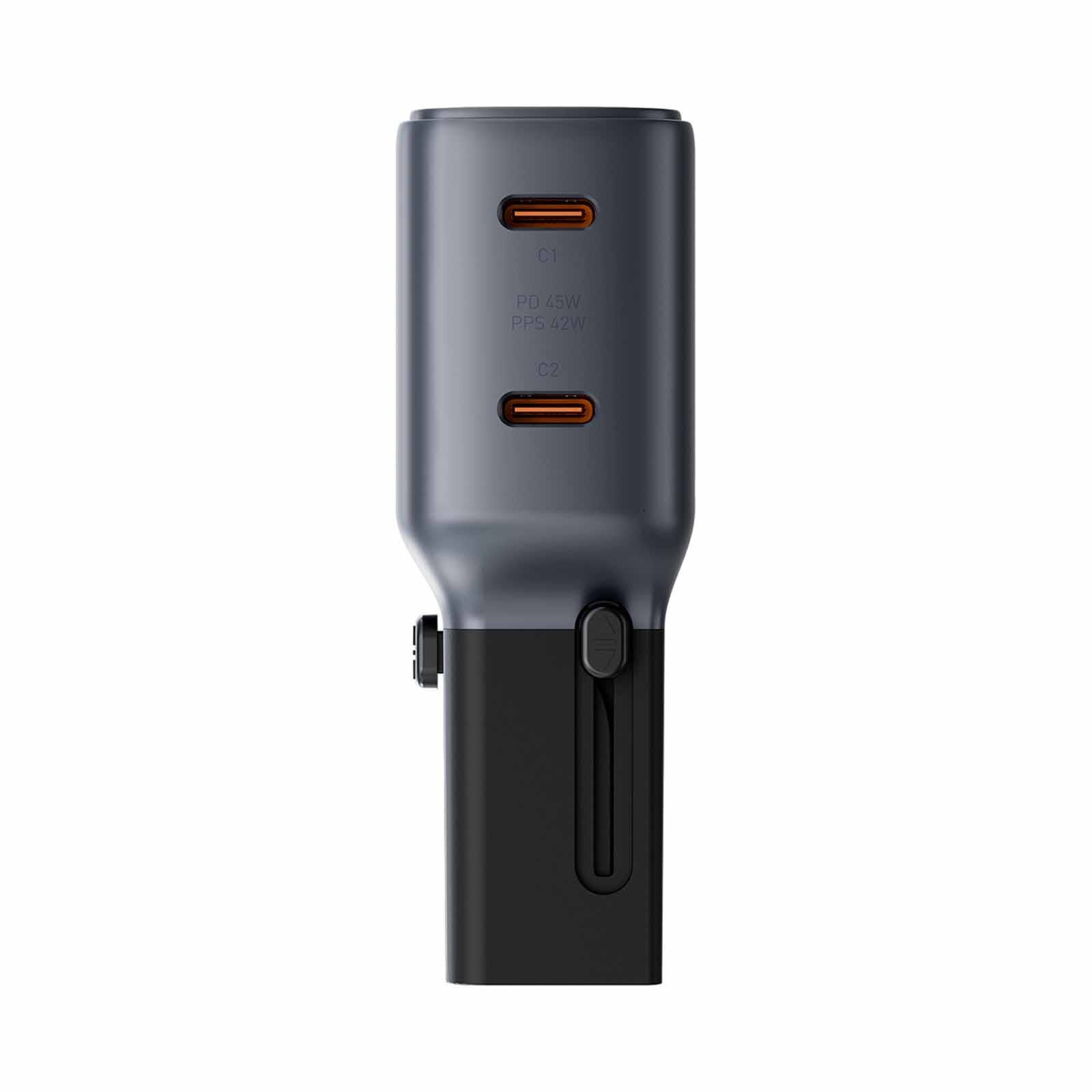 ENERGEA Travelgo Adapter 45, 2c 45w - Gunmetal TGA-45-GUN-image 5