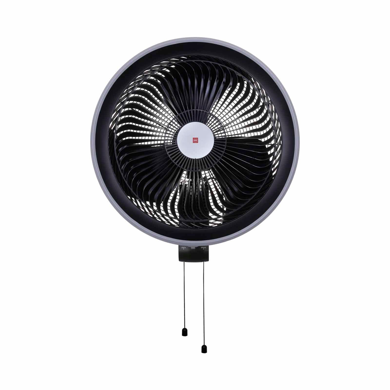 KDK 20 In Wall Fan (black) YU50X(BK)-image 1
