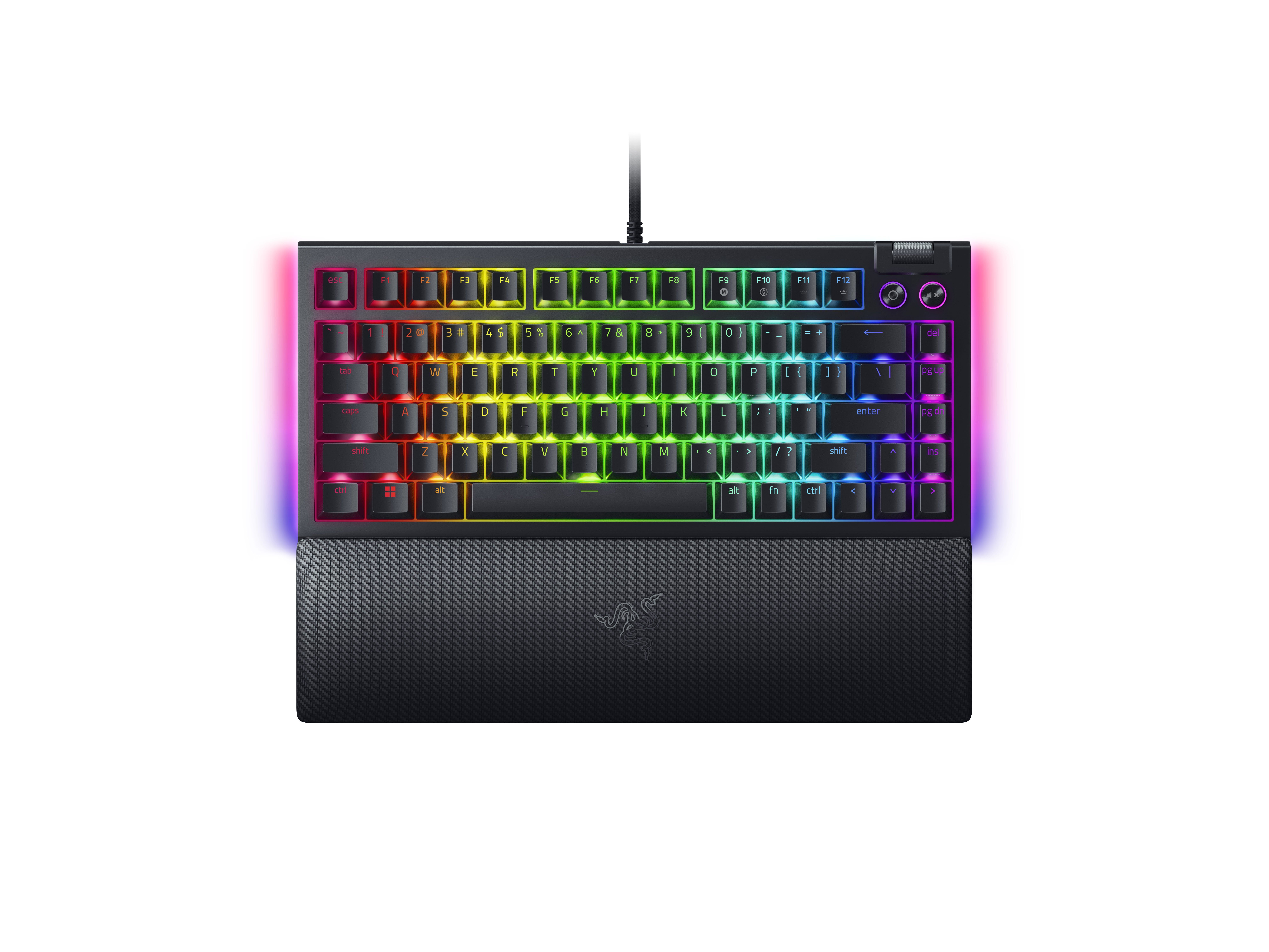 RAZER Blackwidow V4 75% - Hot-swappable Mechanical Gaming Keyboard - Black Edition- Us Layout - Frml RZ03-05000100-R3M1-image 4