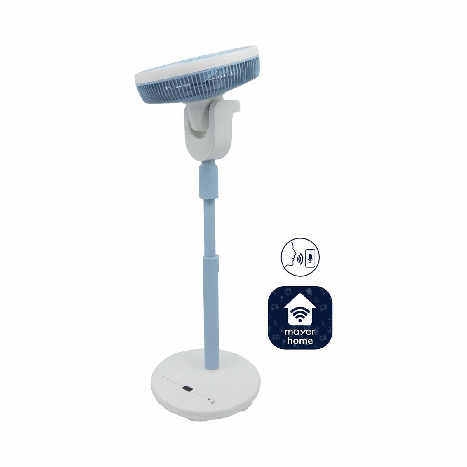 MISTRAL 12 In Bldc High Velocity Stand Fan With Remote & Wifi - Sky Blue MHV9812DRW-SB-image 12