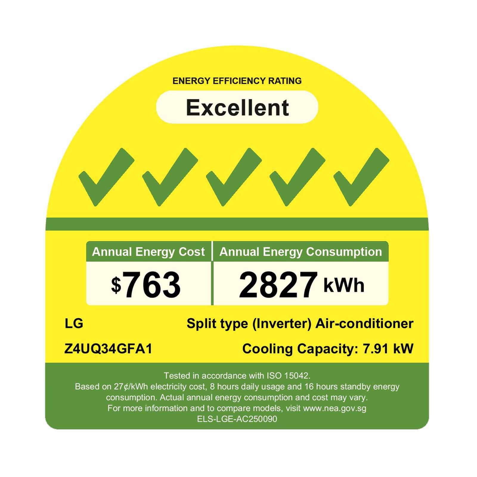 LG Lg 34k Condenser Dualcool S1 Ai Air System 4 (9000btu X 2, 12000btu X 1, 24000btu X 1) Z4UQ34GFA1+ S3NZ091L1DA X2 /S3NZ121L1DA/ZMNQ24GS1L-image 5