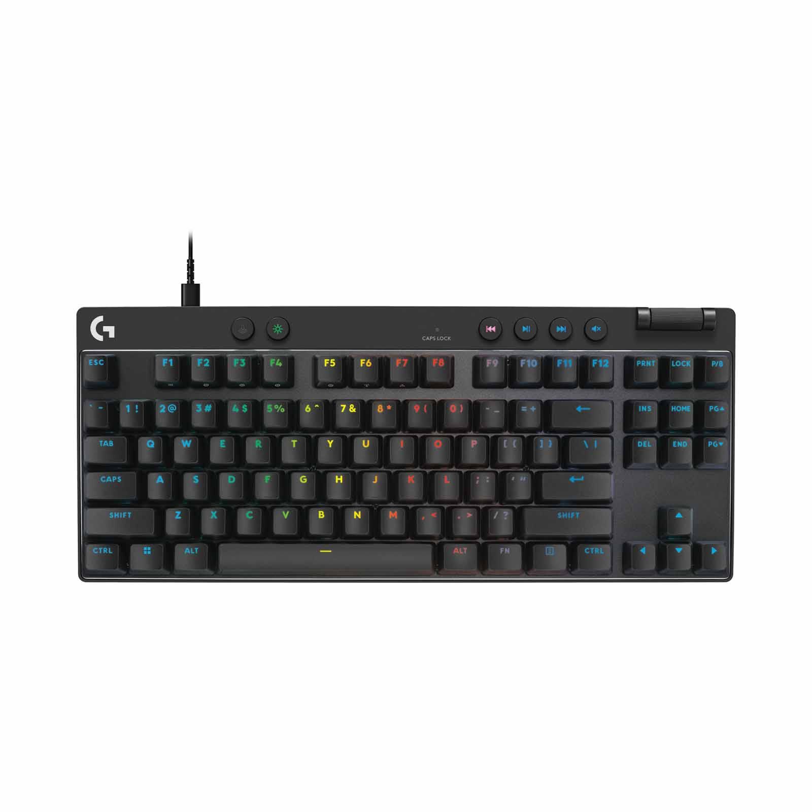 LOGITECH G Pro X Tkl Rapid Keyboard Analog Switches - Black 920-013234