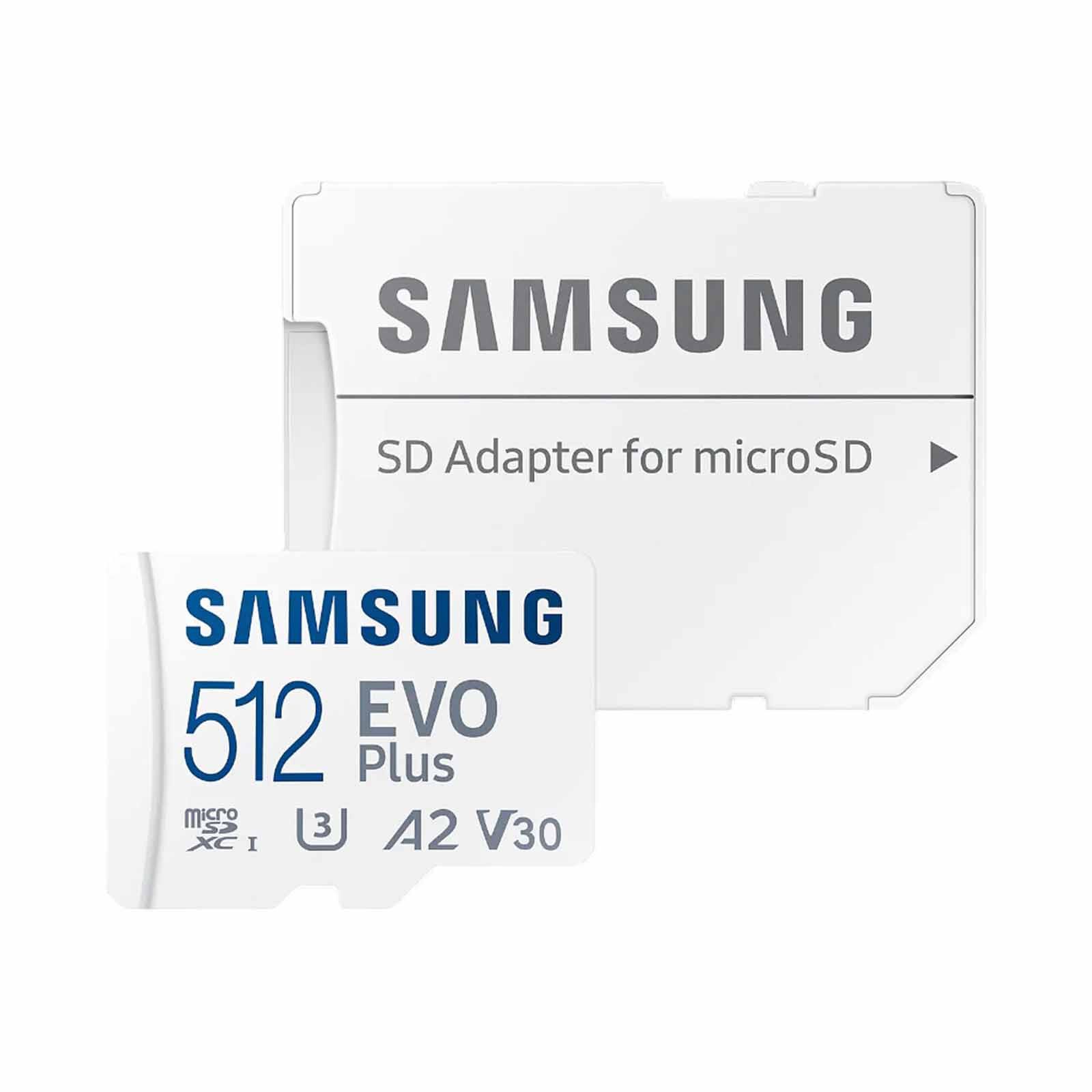 SAMSUNG 512gb Evoplus Microsd Card (2024) 160/160mbs W Apt MB-MC512SA/APC-image 1
