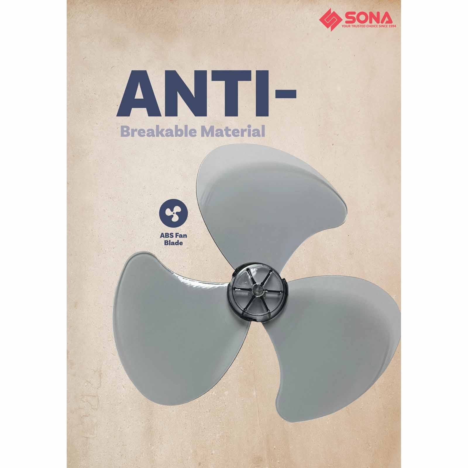 SONA 16 In Stand Fan With Remote Control SFS6412-image 7