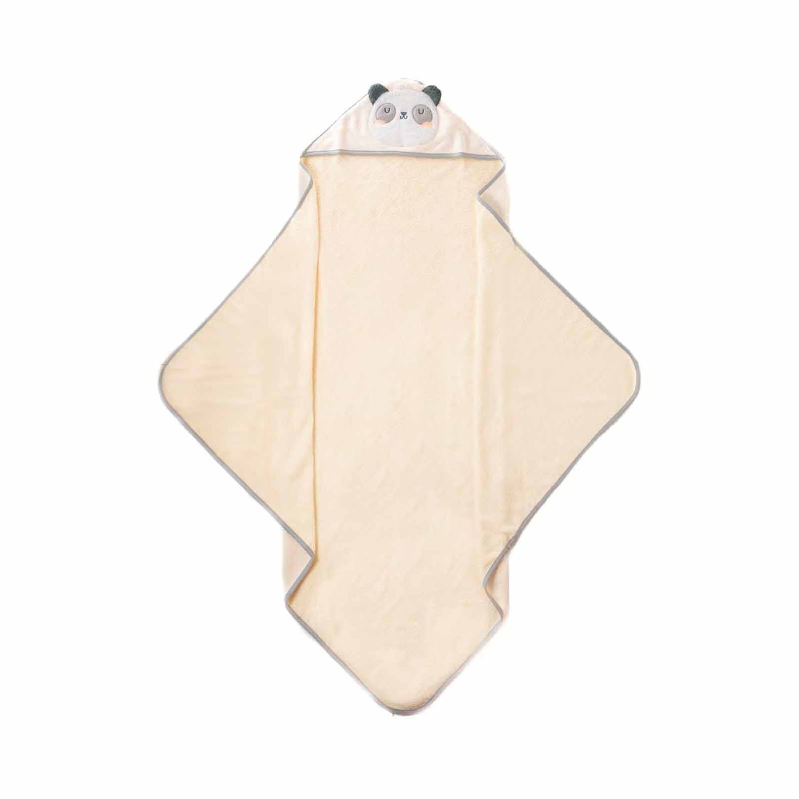 SNAPKIS Panda 2IN1 HOODED TOWEL (NEW)-image null