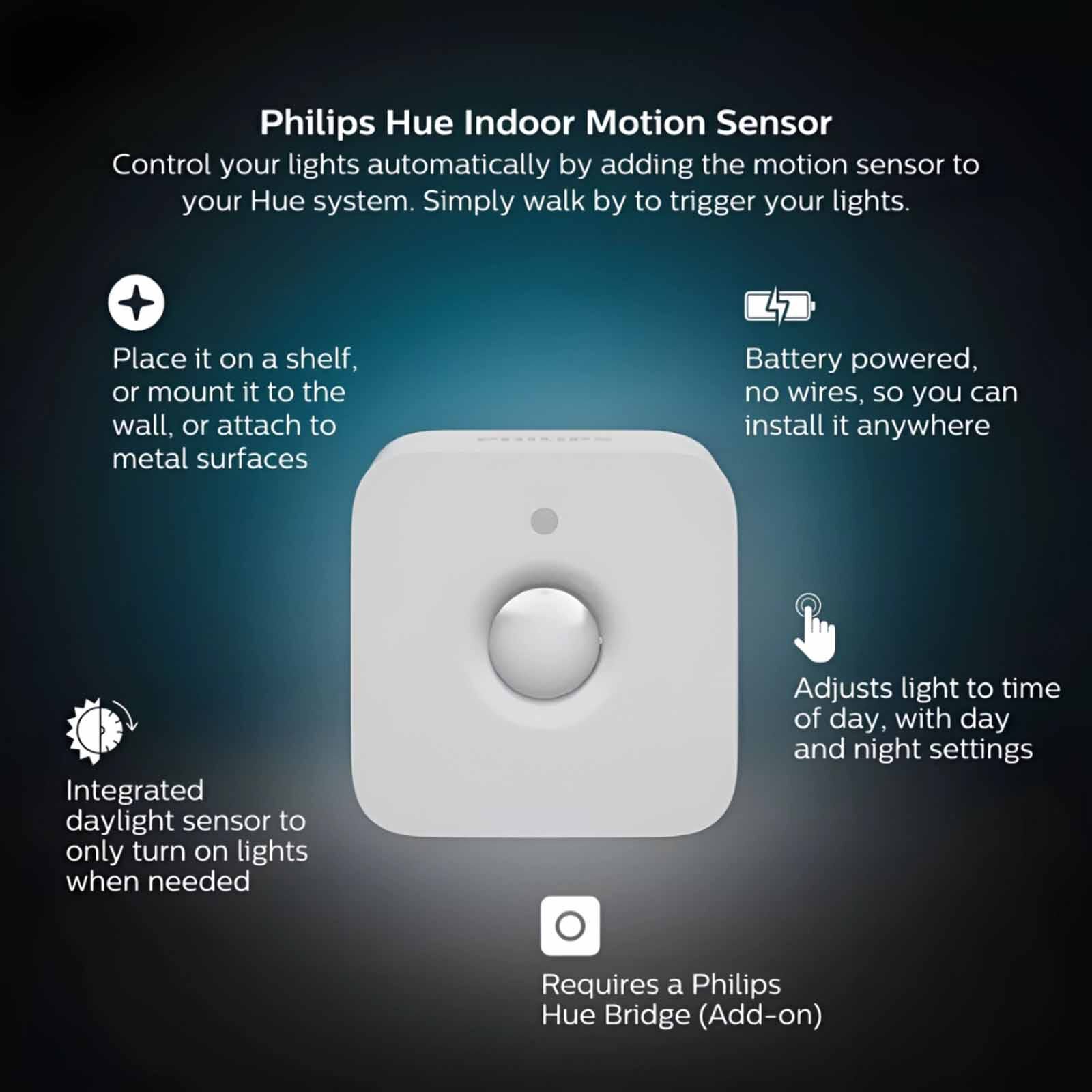 PHILIPS HU Motion Sensor 929003067503-image 3