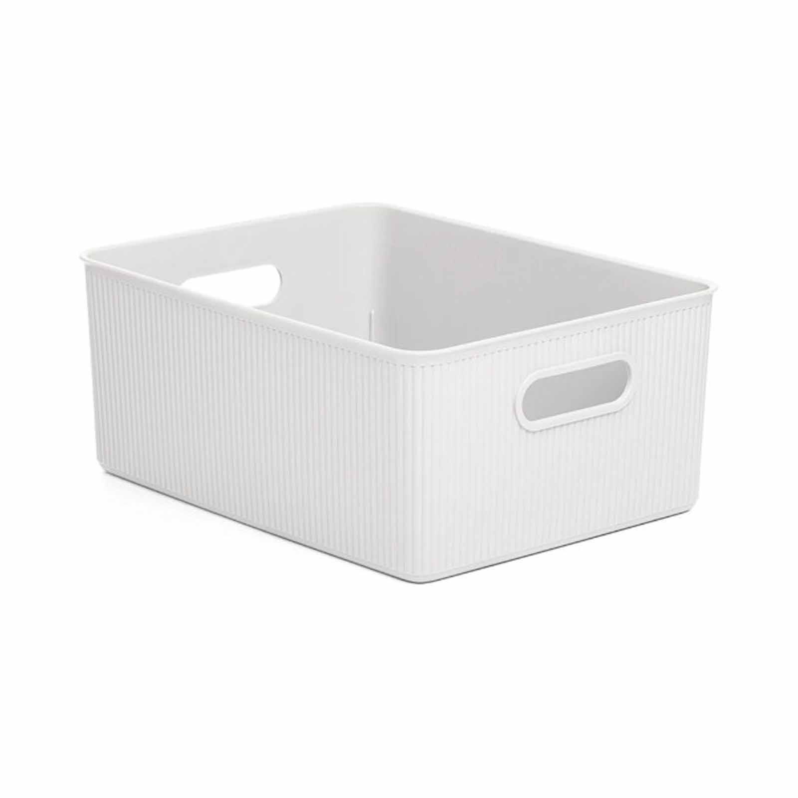 TATAY Storage Basket L 15l Baobab White T0103.01