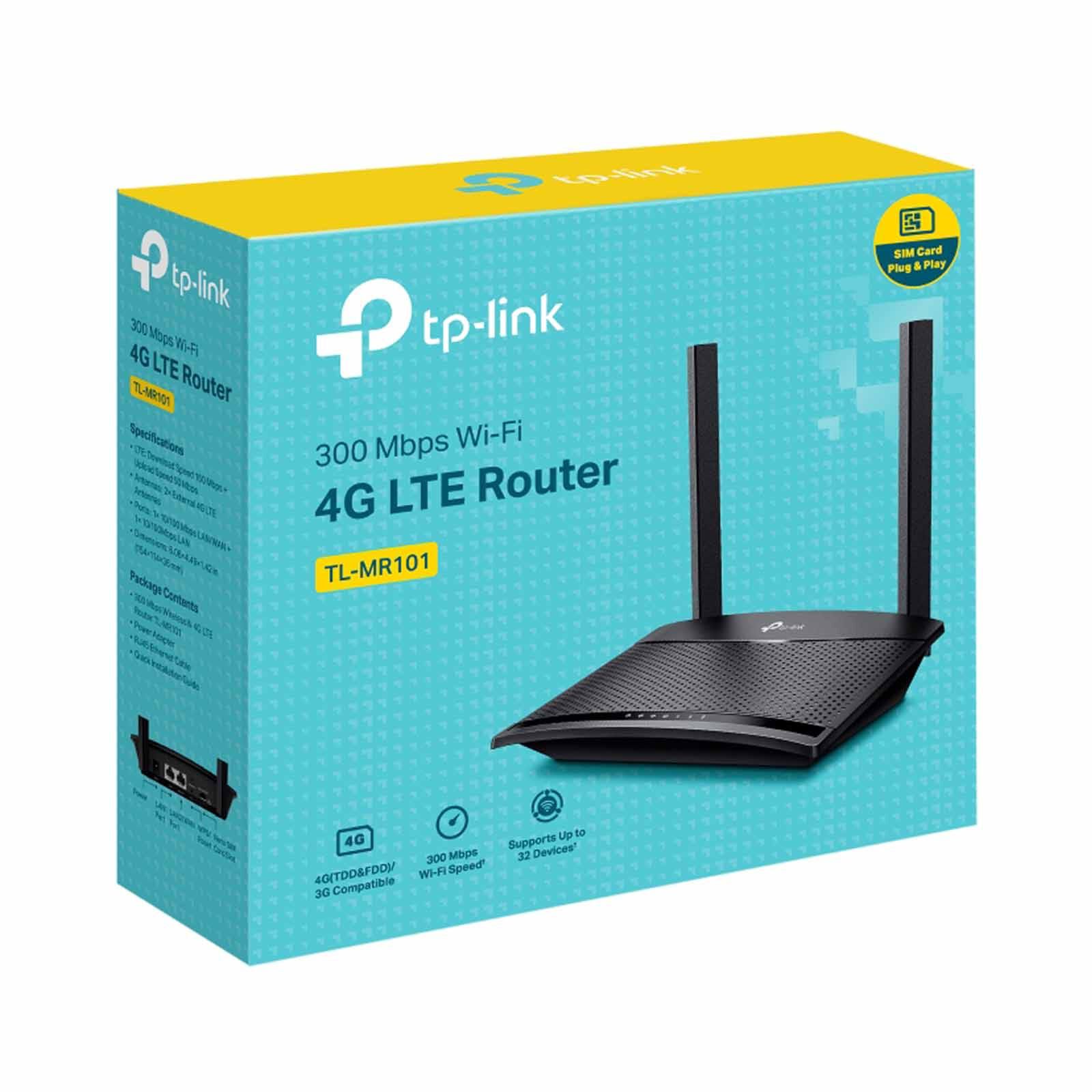 TP LINK 300 Mbps Wireless N 4g Lte Router TL-MR101-image 3