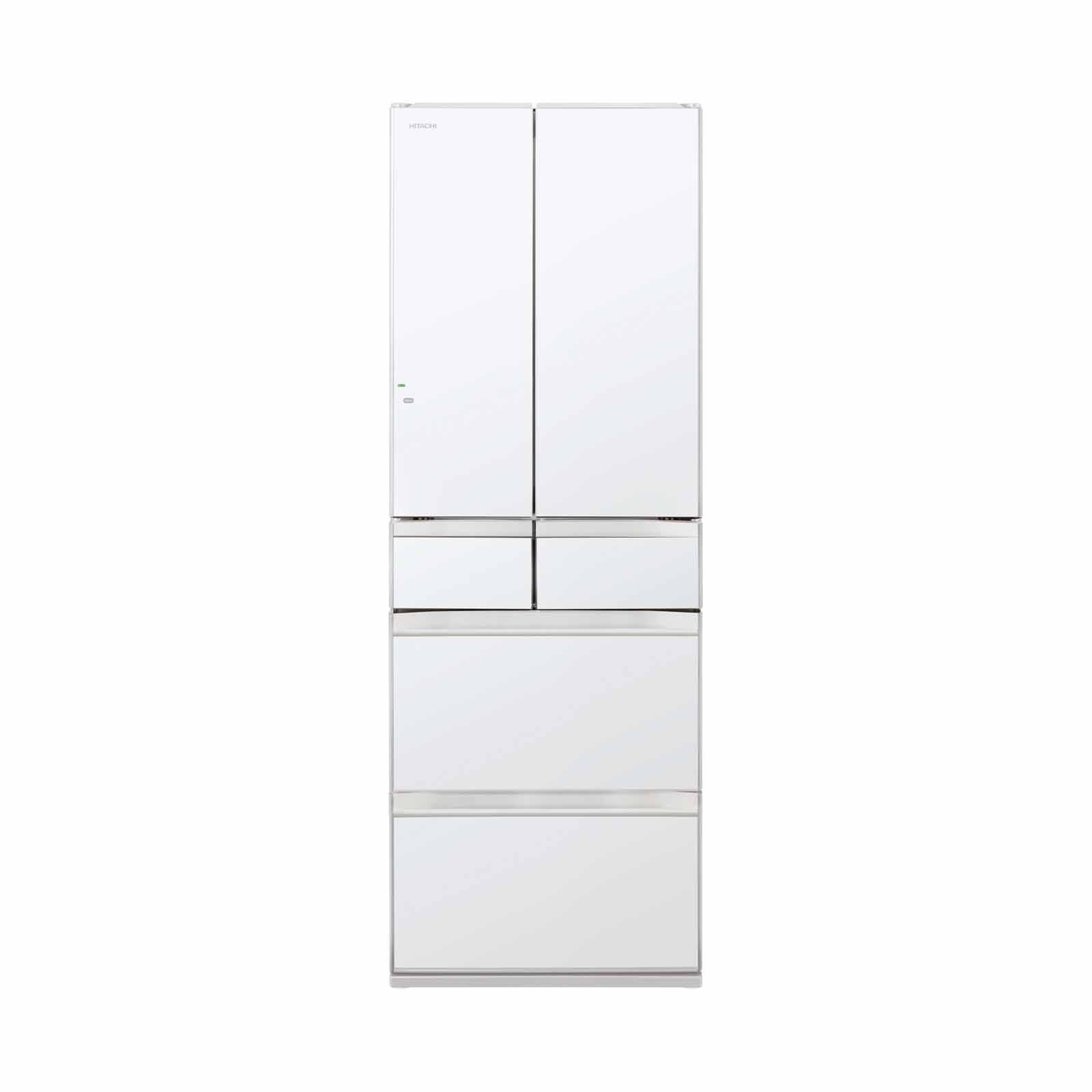 HITACHI 6 Door Fridge (533l) Crystal White R-HW540WS-XW