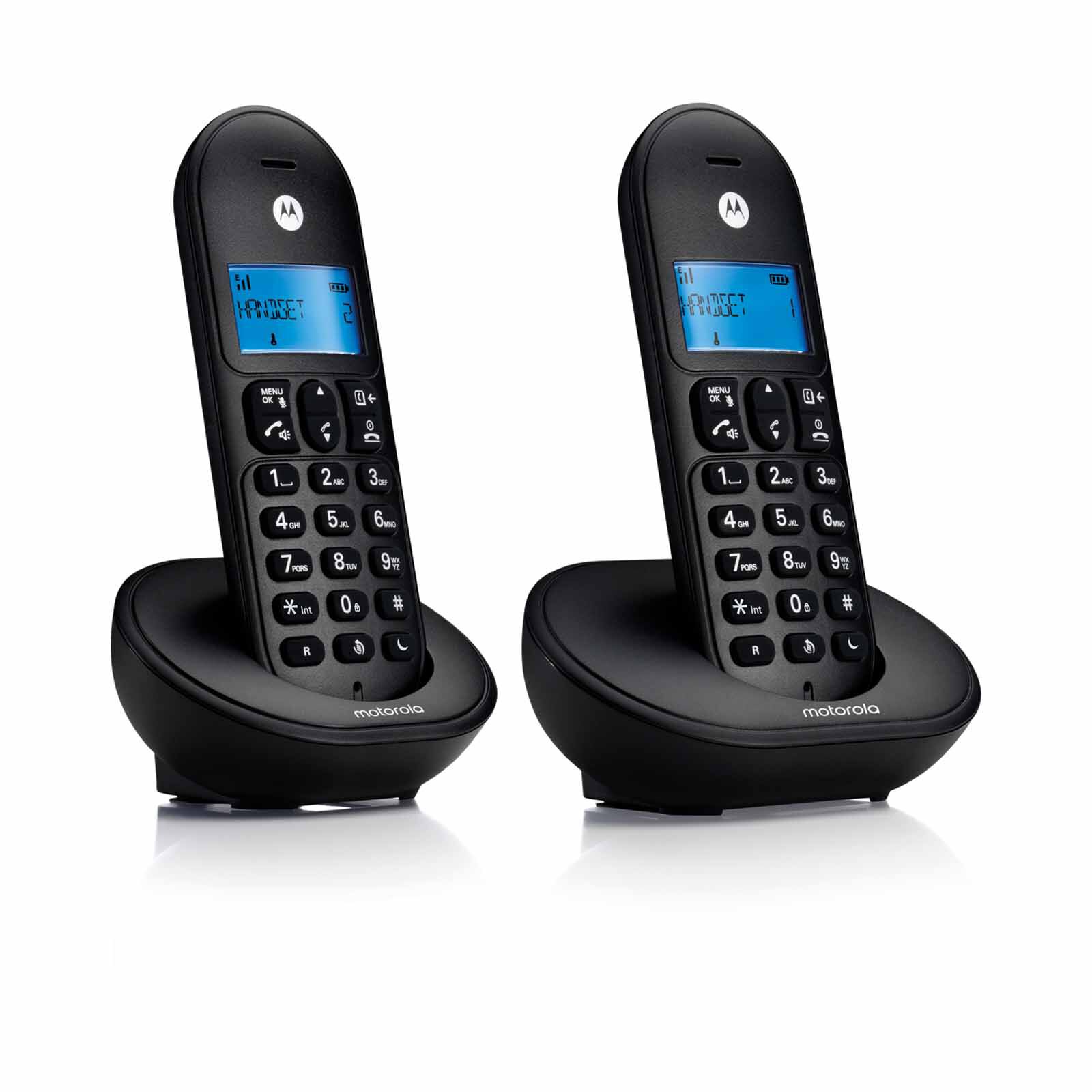 MOTOROLA Dect Phone Twin MT T102 PLUS BLACK-image 2