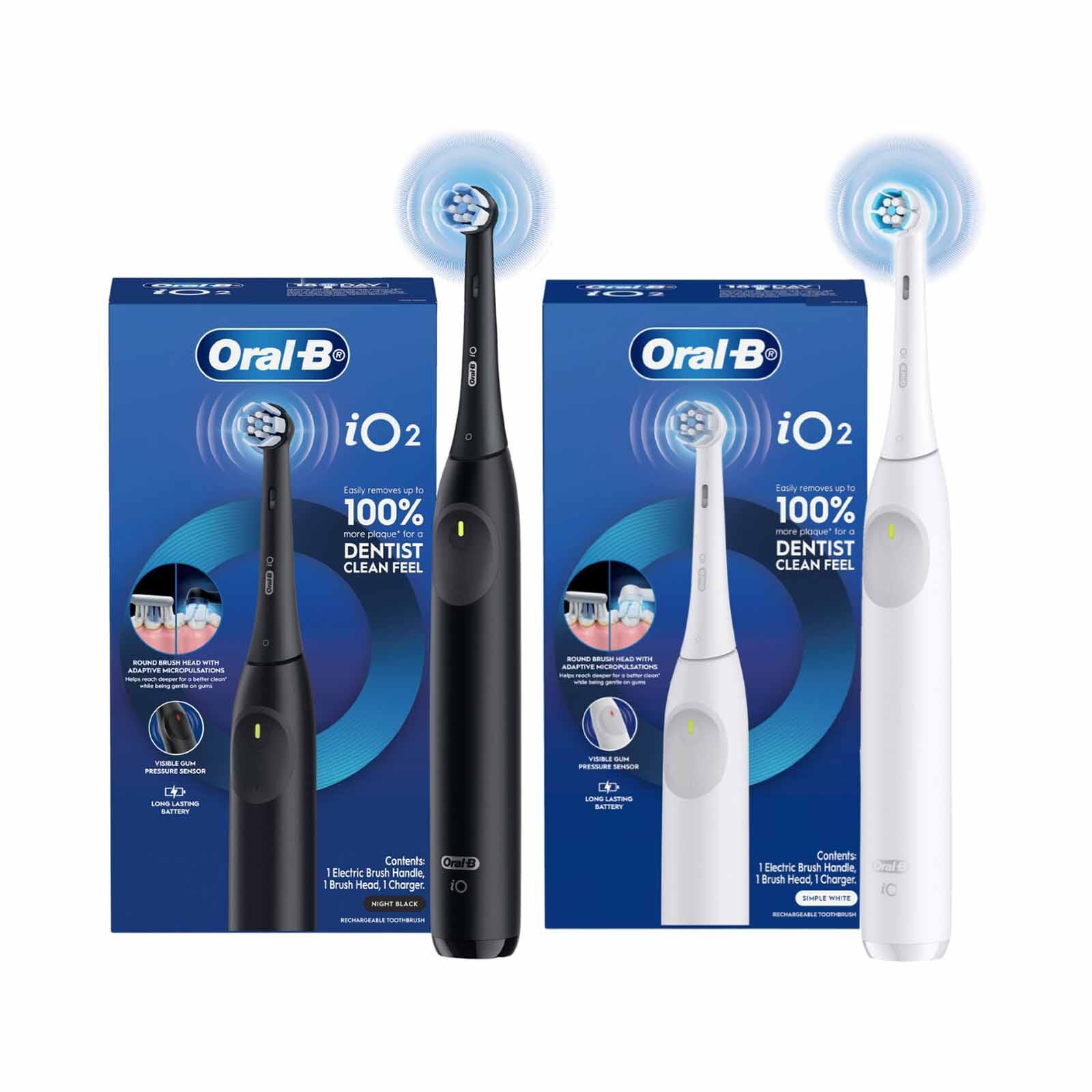 ORAL-B Io 2 Bundle - Black And White IO 2 BUNDLE