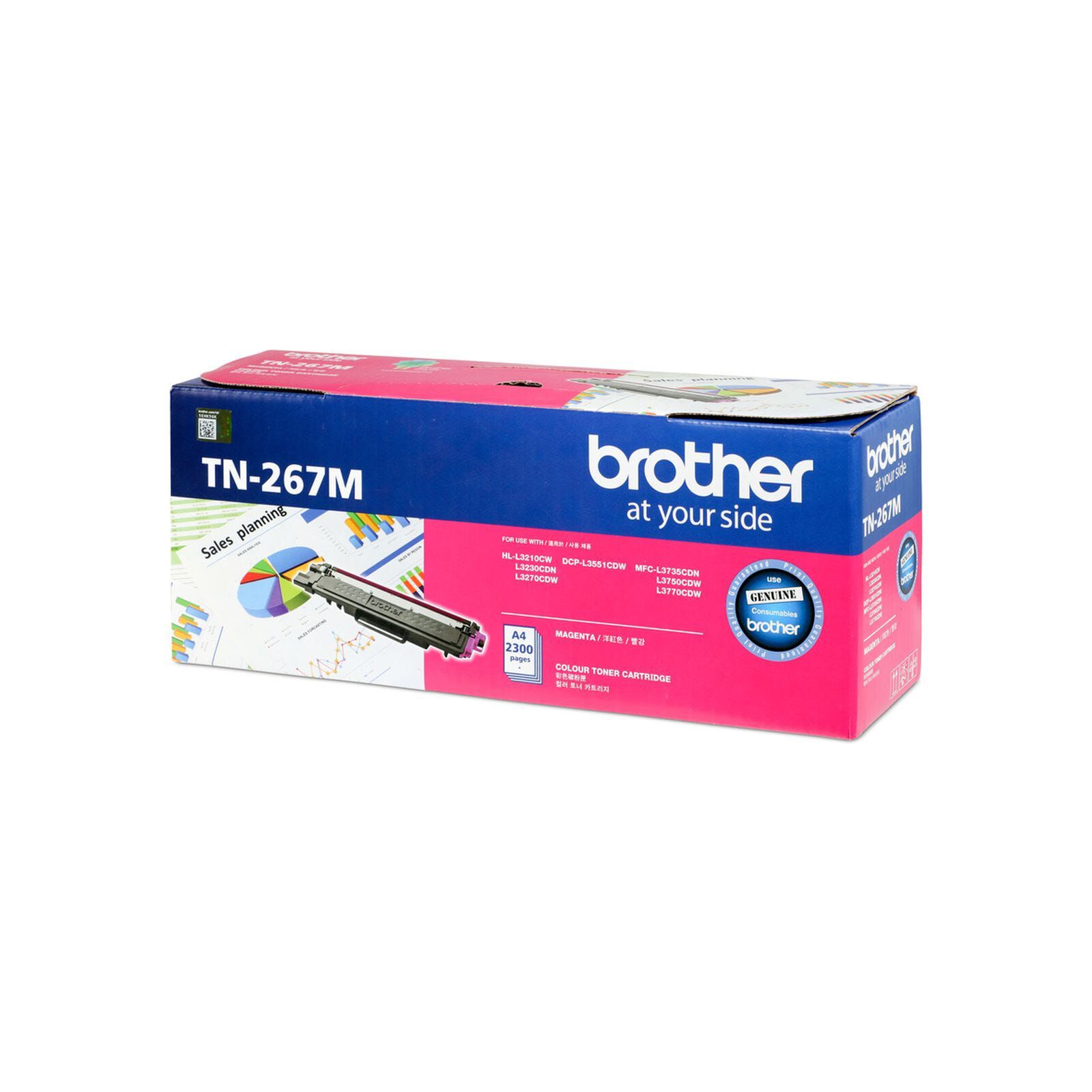 BROTHER Ink Cartridge Magenta TN-267M-image null