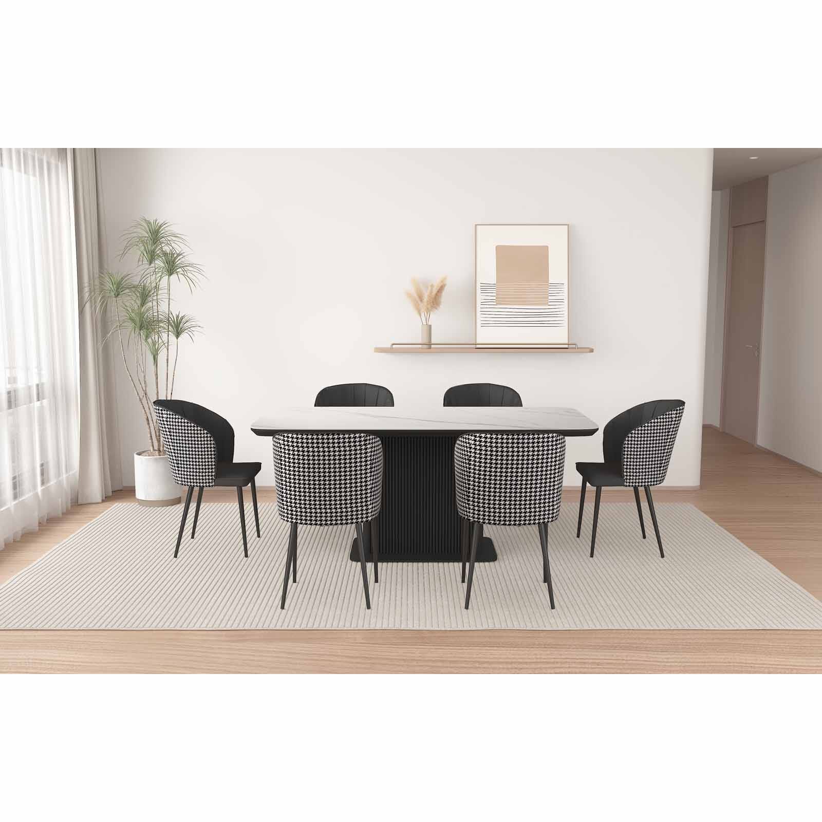 MUZE 7 Piece Dining Set JORGEN-image 2