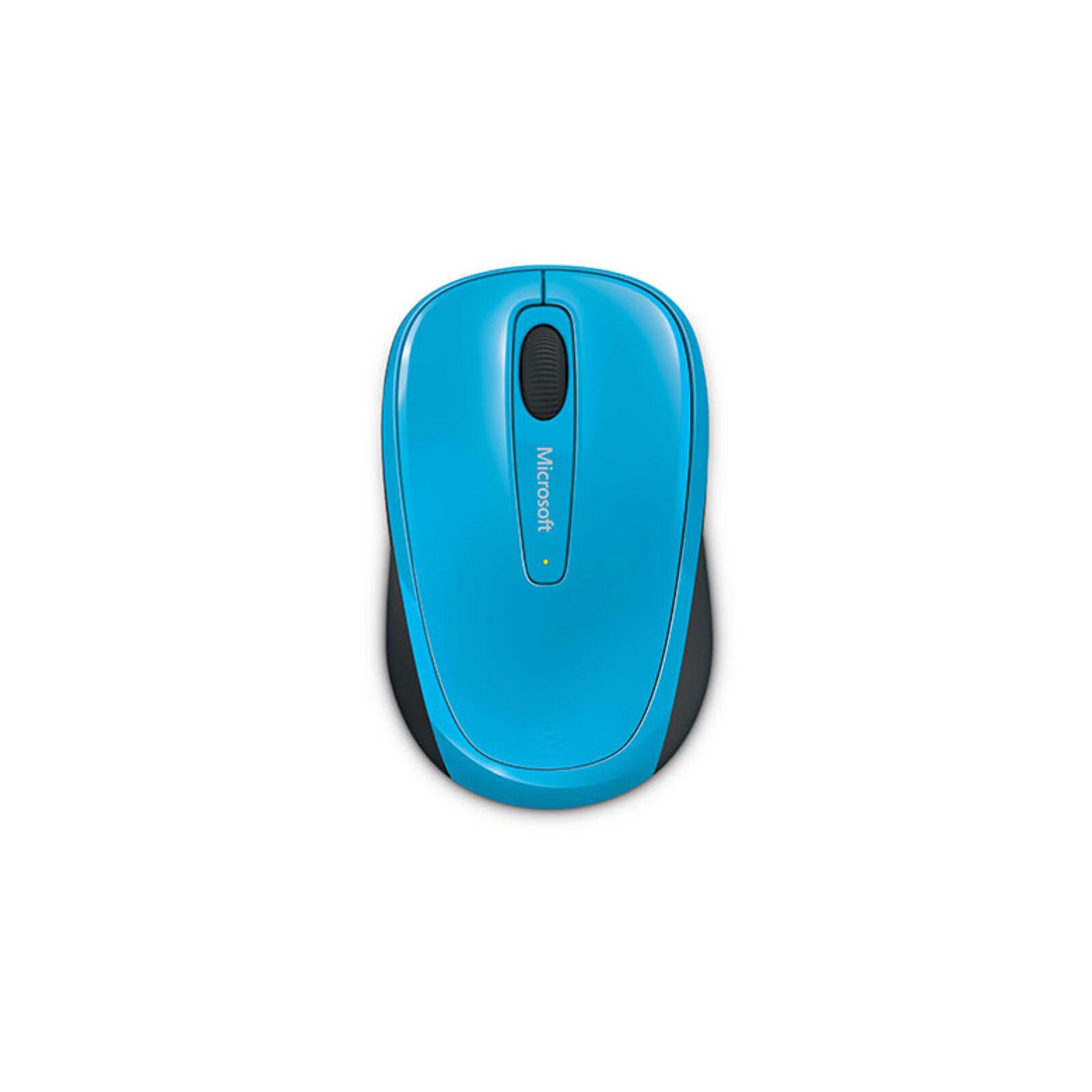 MICROSOFT Wireless Mobile Mouse 3500 Cyan Blue GMF-00275-image 1