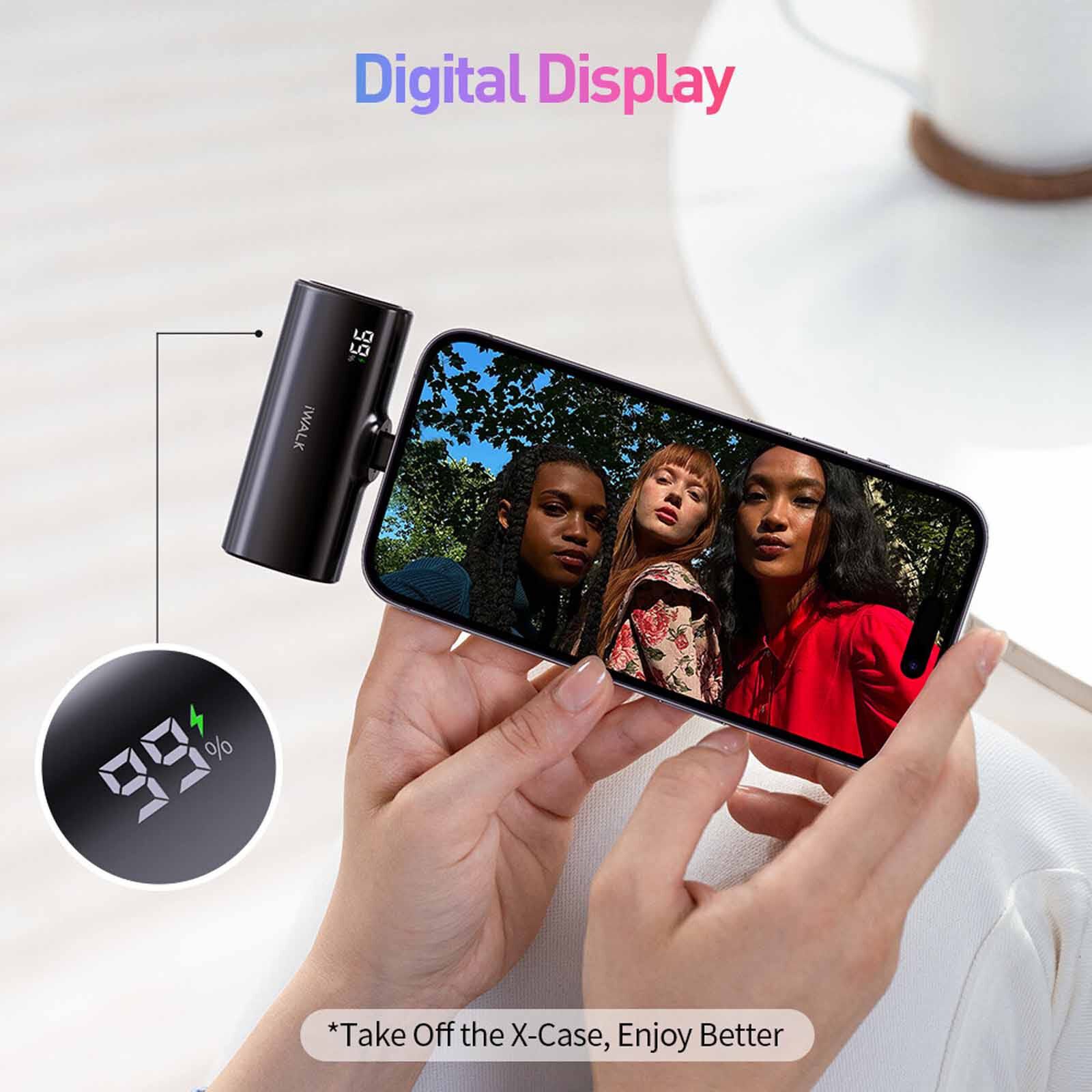 IWALK Linkpod X 5000mah 20w Fast Charge Black (made For Iphone) LPX001-001A-MFI-image 5