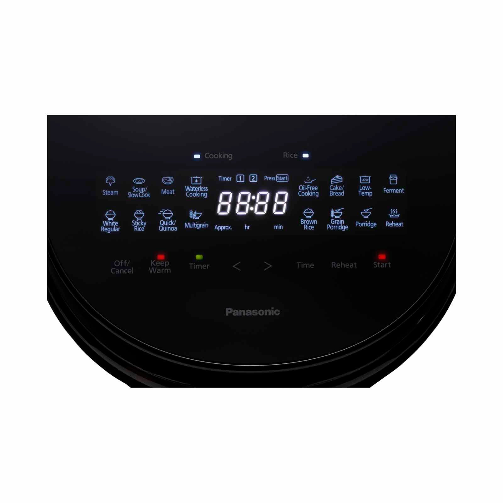 PANASONIC Rice Cooker (1.0l) - Black SR-DM104KSH-image 2