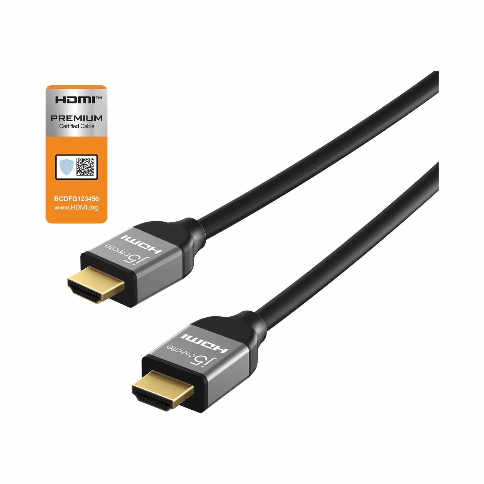 J5CREATE Premium High Speed Hdmi Cable With Ethernet (1m) JDC52L10-image 2