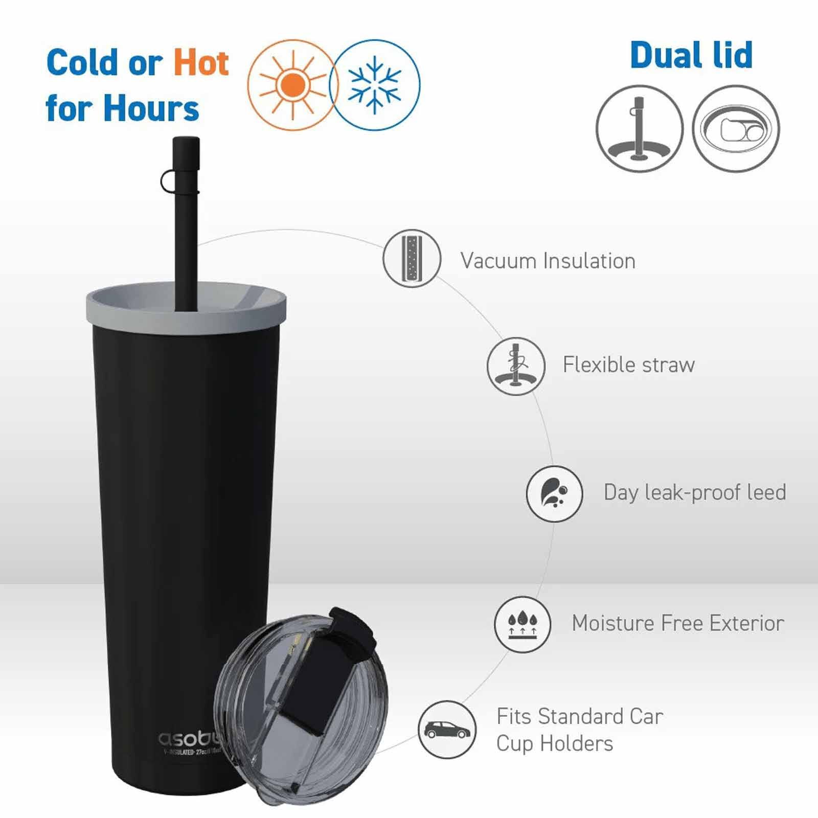 ASOBU Ocean Tumbler Black 800ml AICT27BK-image 4