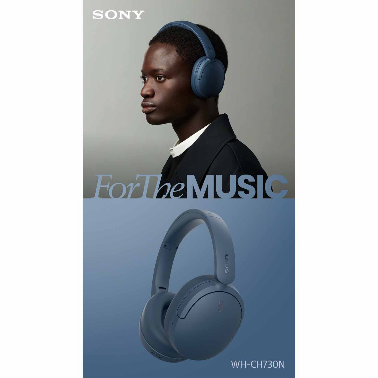 SONY Wireless Noise Cancelling Headphone (blue) WH-CH730N/LCE-image 8
