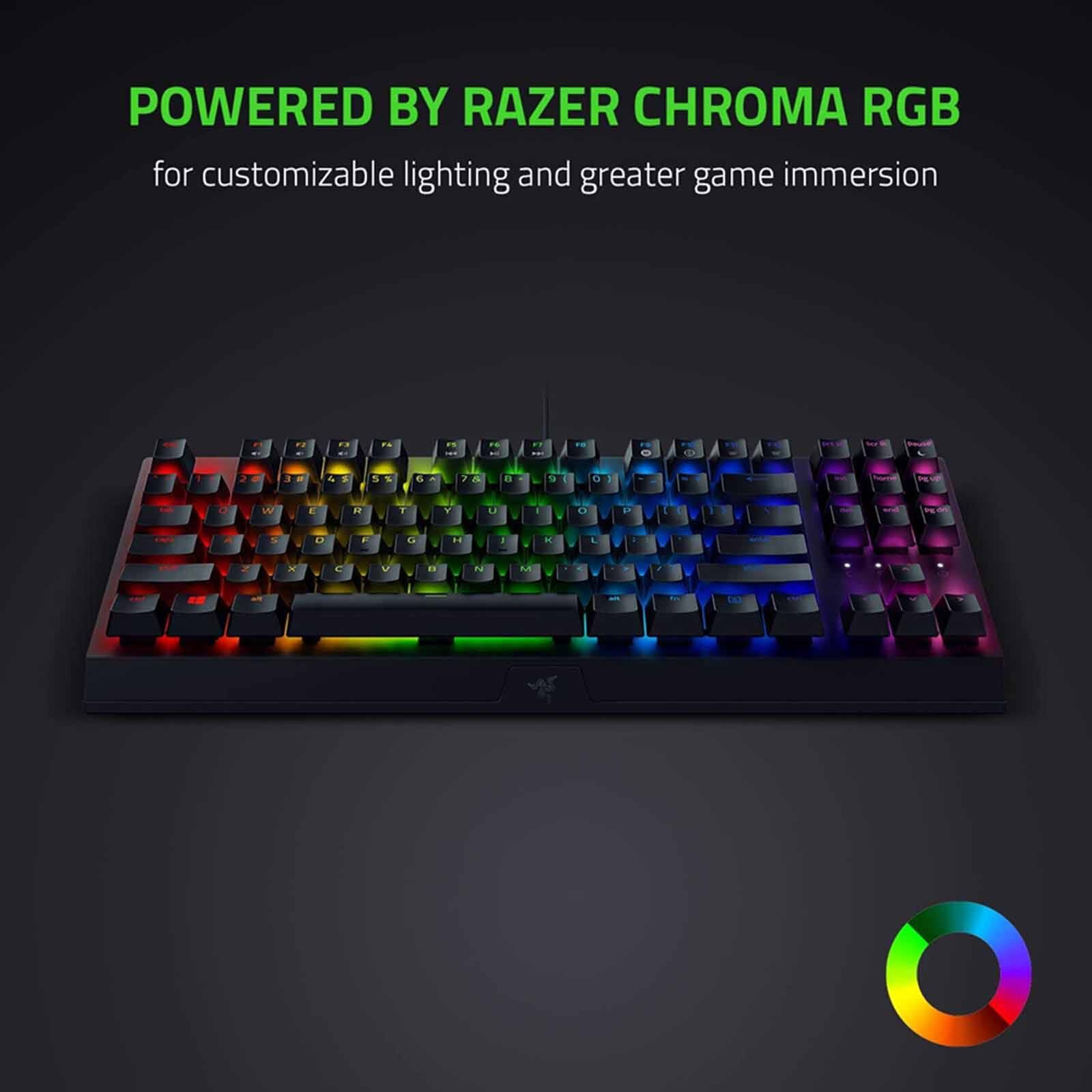 RAZER Blackwidow V3 Tenkeyless - Mechanical Gaming Keyboard (yellow Switch) - Us Layout RZ03-03491800-R3M1-image 3