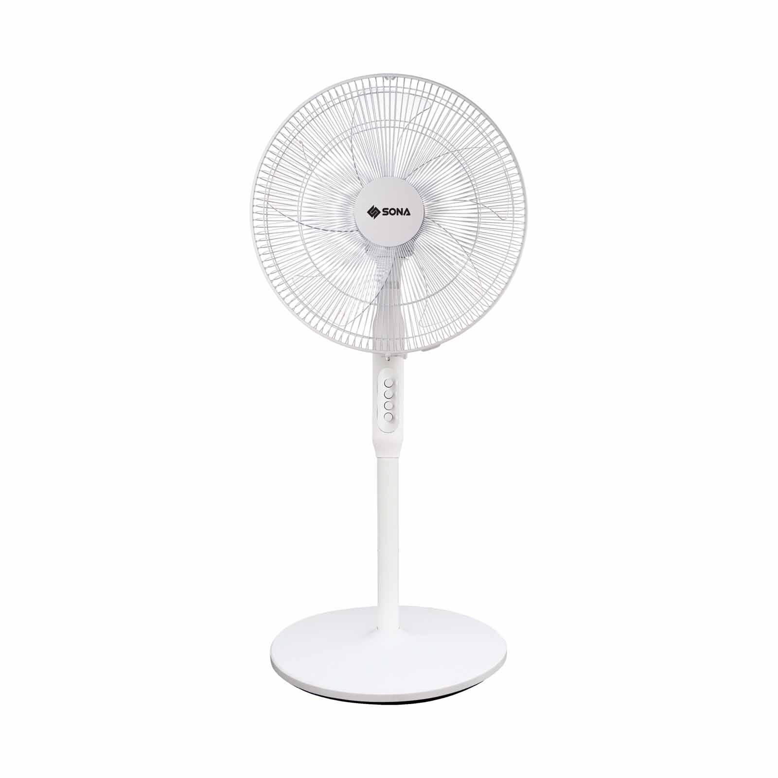 SONA 16 In Adjustable Stand Fan -white SFS6401-image 4