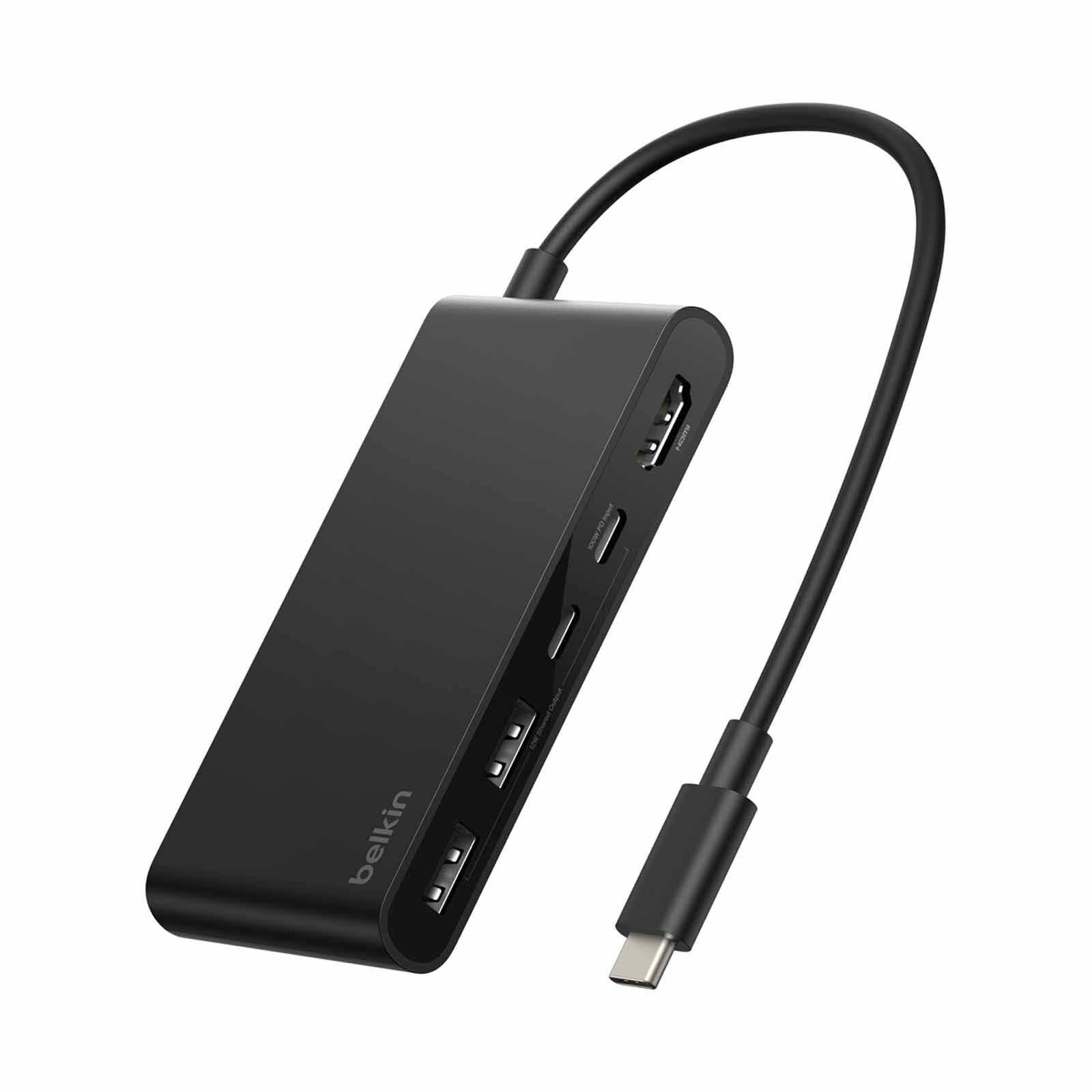 BELKIN Usb-c 5-in-1 Multiport Hub 100w AVC022FQBK-image 1