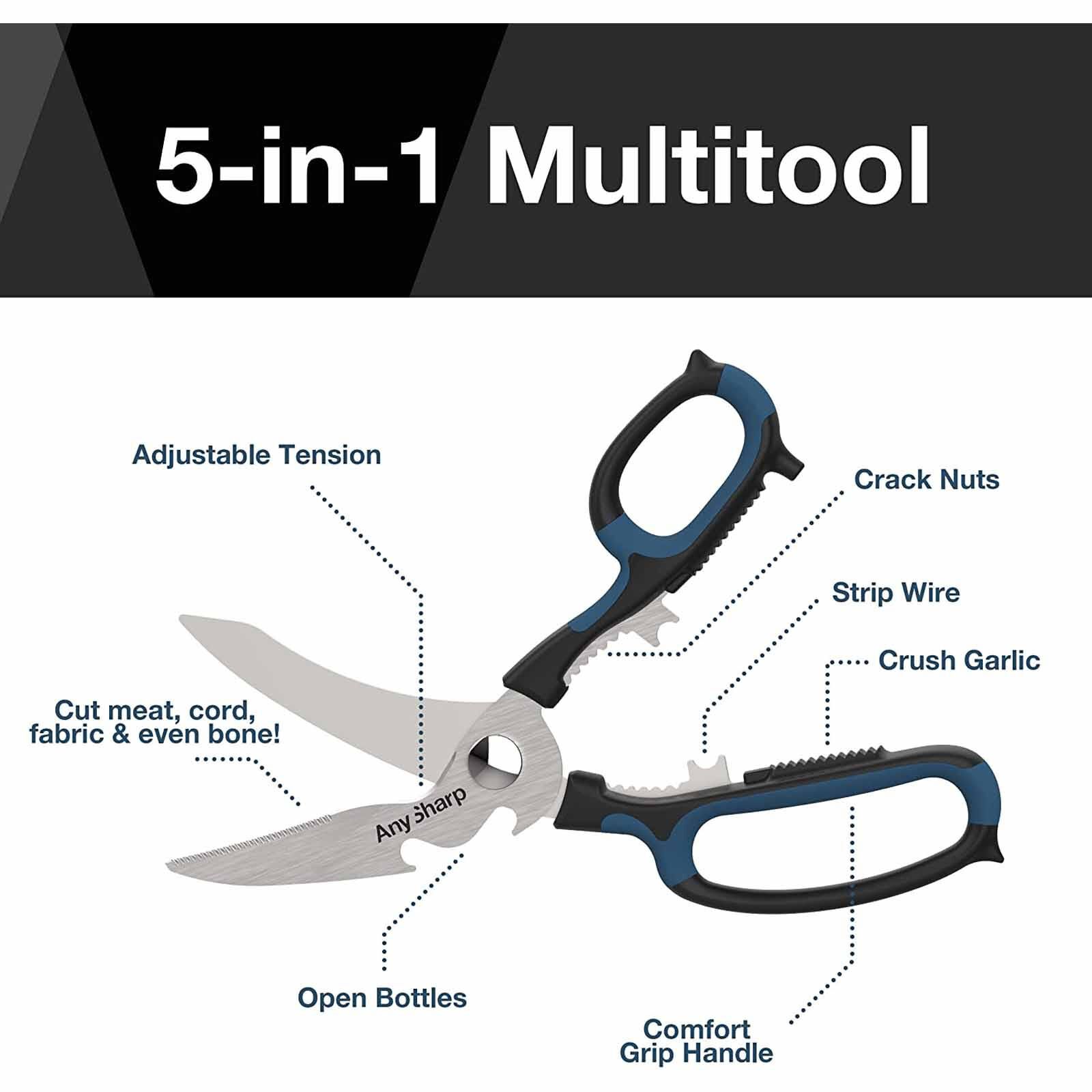 ANYSHARP 5 In 1 Multi-function Scissor Smart Sizzors IJWSIZZ-image 6