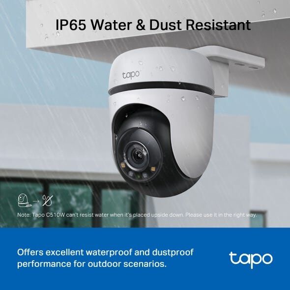 TP LINK Outdoor Pan/tilt Security Wifi Camera TPL-TAPO-C510W-image 4