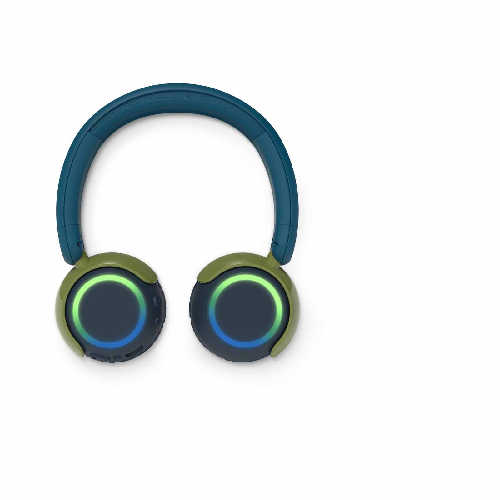 PHILIPS Kids Wireless On-ear Headphones Crystal Teal TAK4200CT/00-image 6