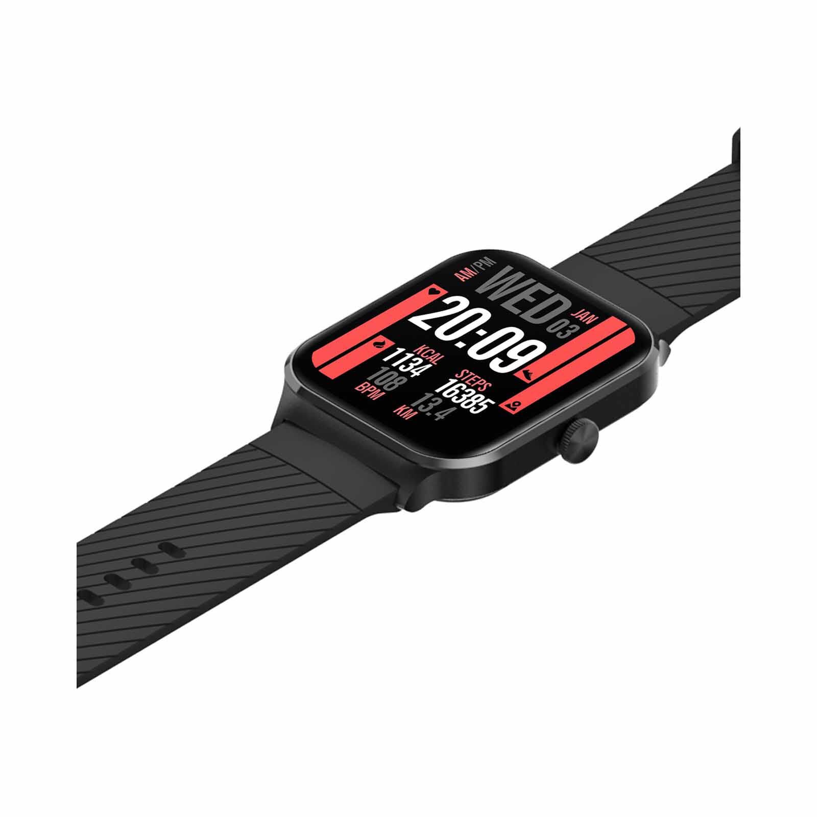 NOISE Colorfit Canvas Smartwatch - Jet Black WRB-SW-COLORFITCANVAS-STD-BLK_BLK-image 6
