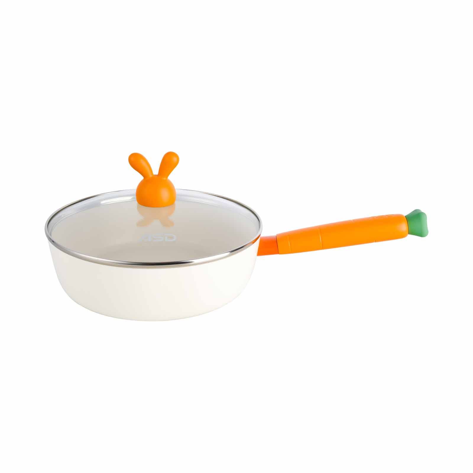 ASD Bunny Collection 24cm Fry Pan With Glass Lid HP-BUN324FP-GL