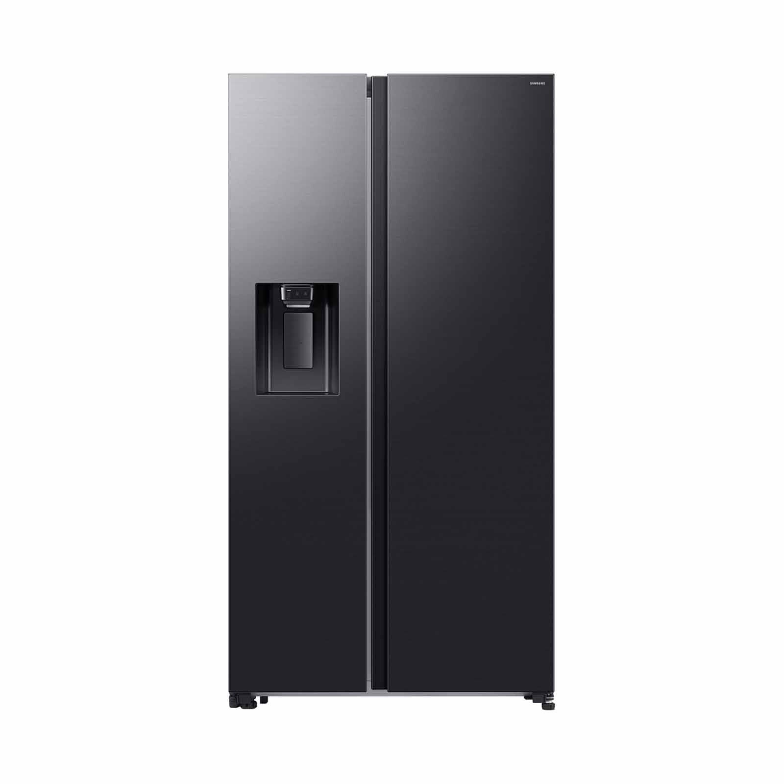 SAMSUNG Side By Side Fridge (635l) - Matt Doi Metal (non-plumbing) RS70F65K3FSS-image 1