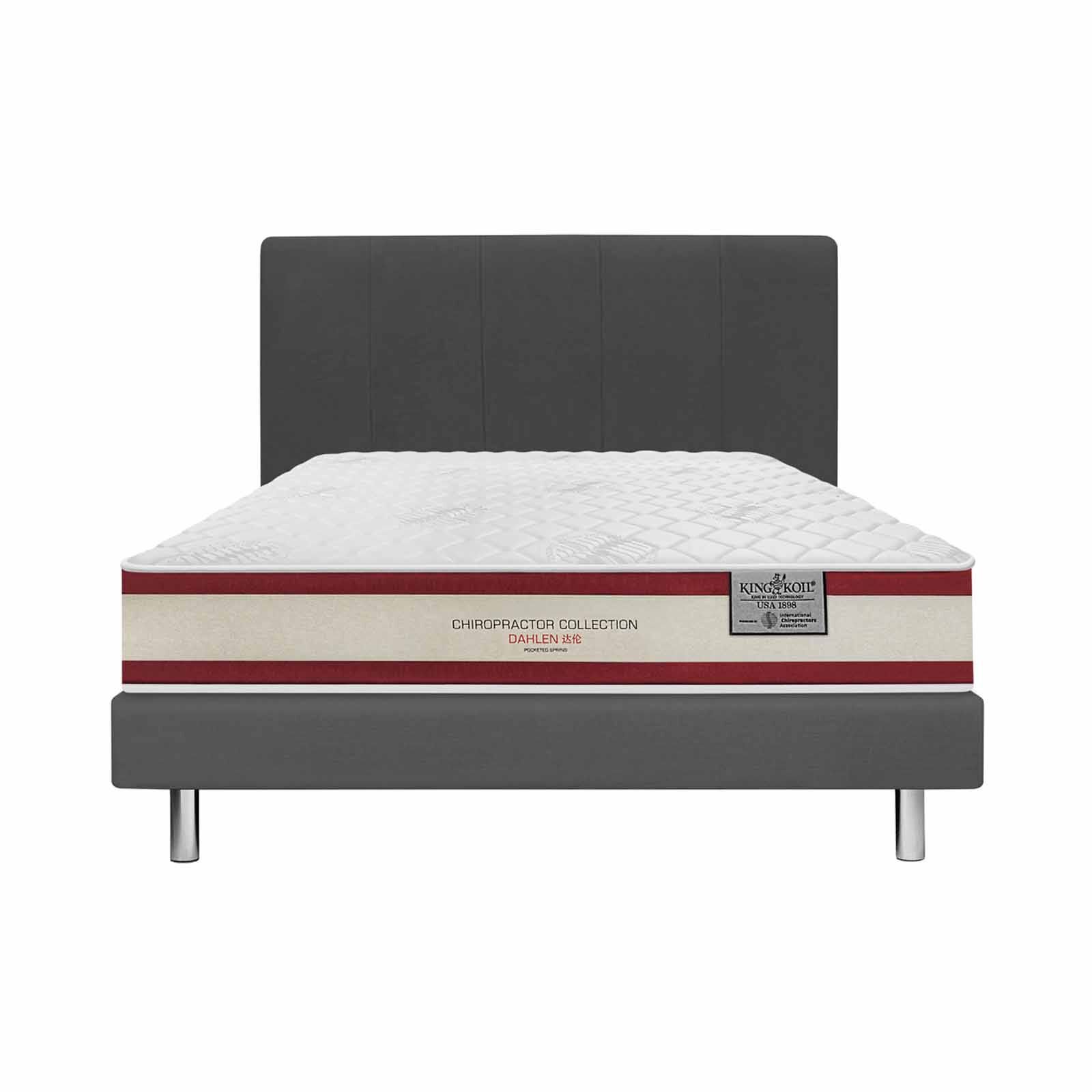 KINGKOIL Single Size Mattress W/ss193 Storage Divan And Headboard CHIROPRACTOR COLLECTION DAHLEN-image 1