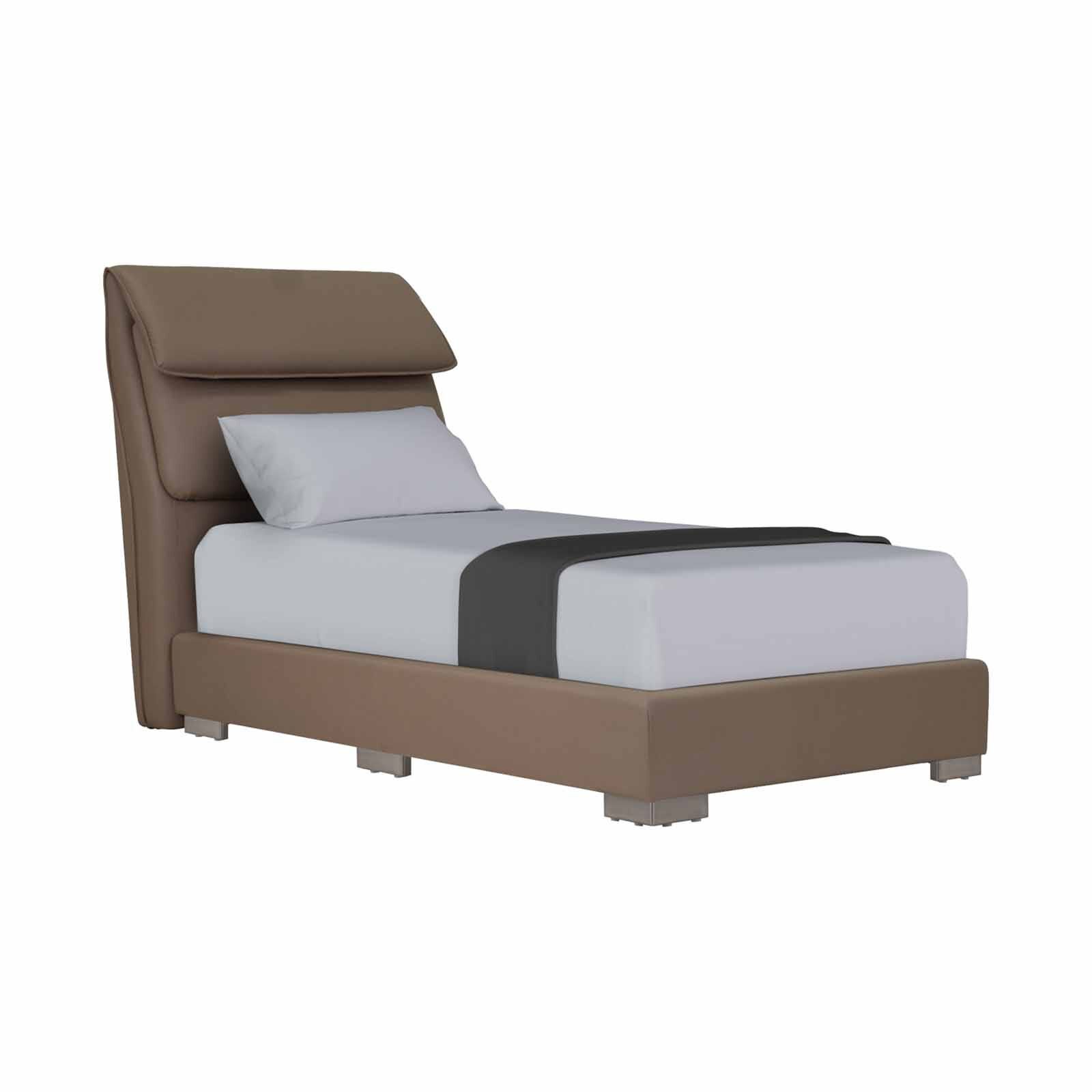 MAXCOIL Single Size Bed Frame JEAN HEADBOARD WITH DIVAN 5 INCHES /8 INCHES
