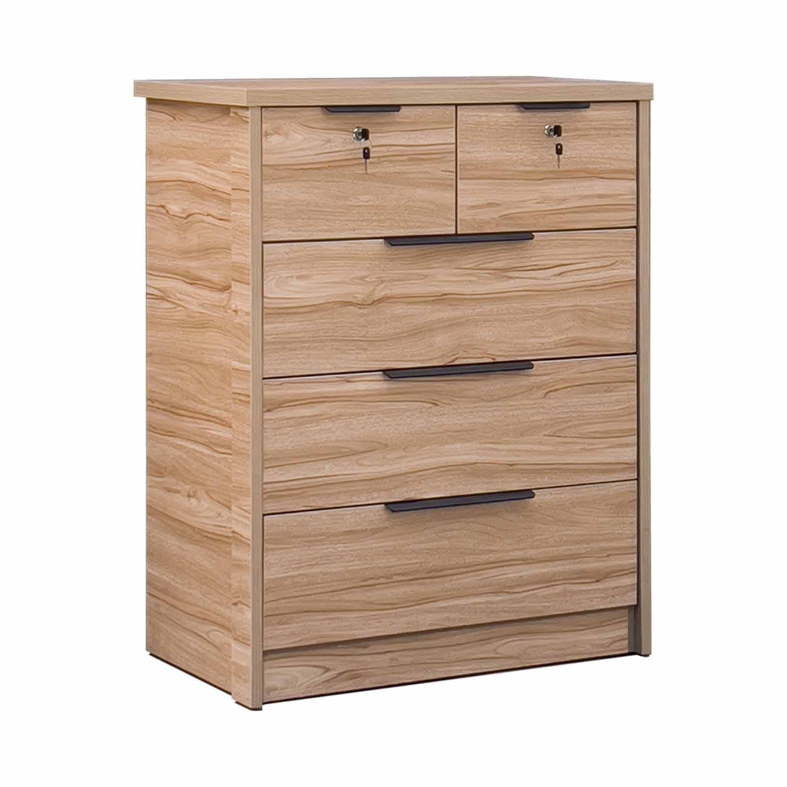 SMARTBOX Chest Of Drawer (solid Plywood) OTTIS MAPLE-image null