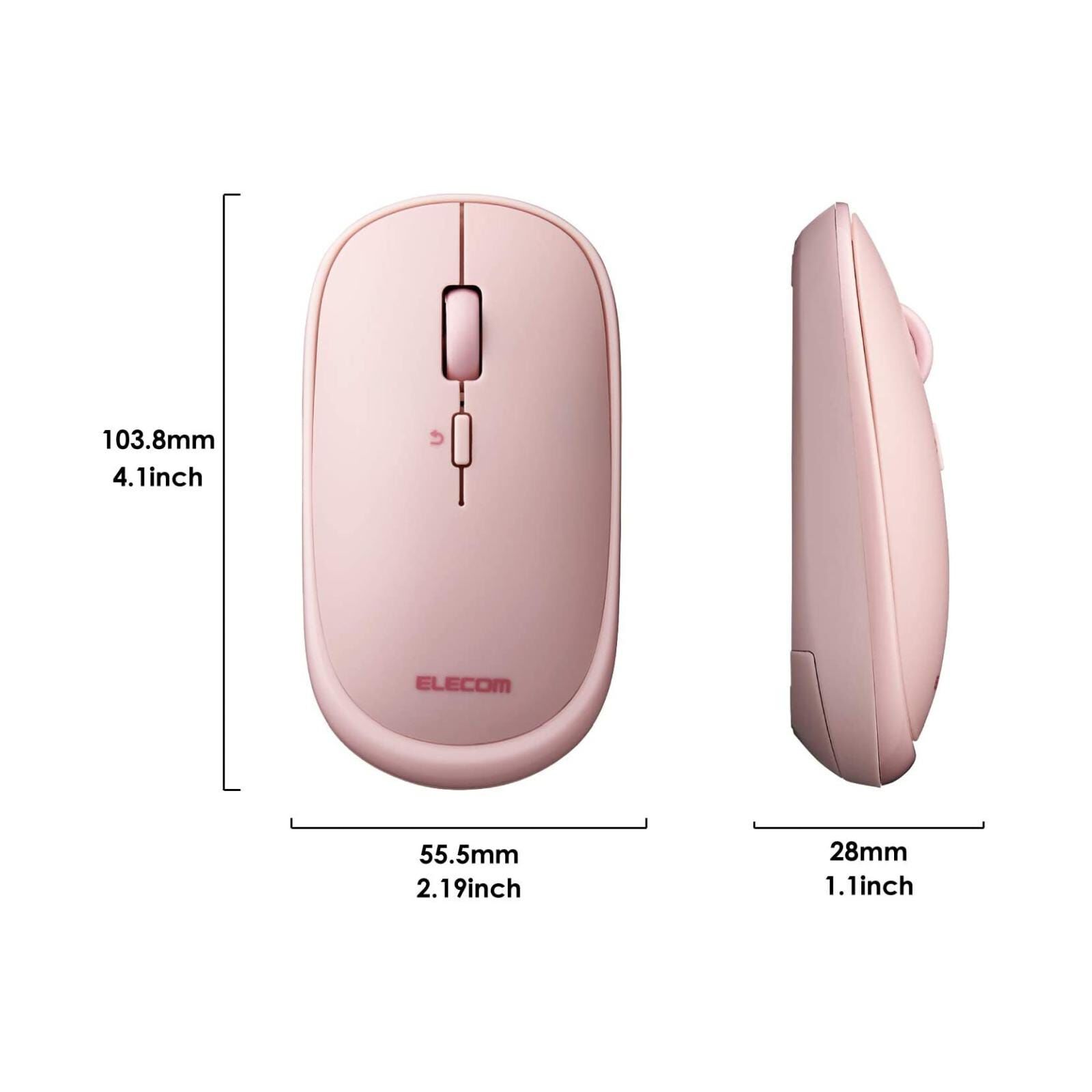ELECOM Wireless Flat Shape 4 Button Blue Led Pn M-TM10DBPN-image 2