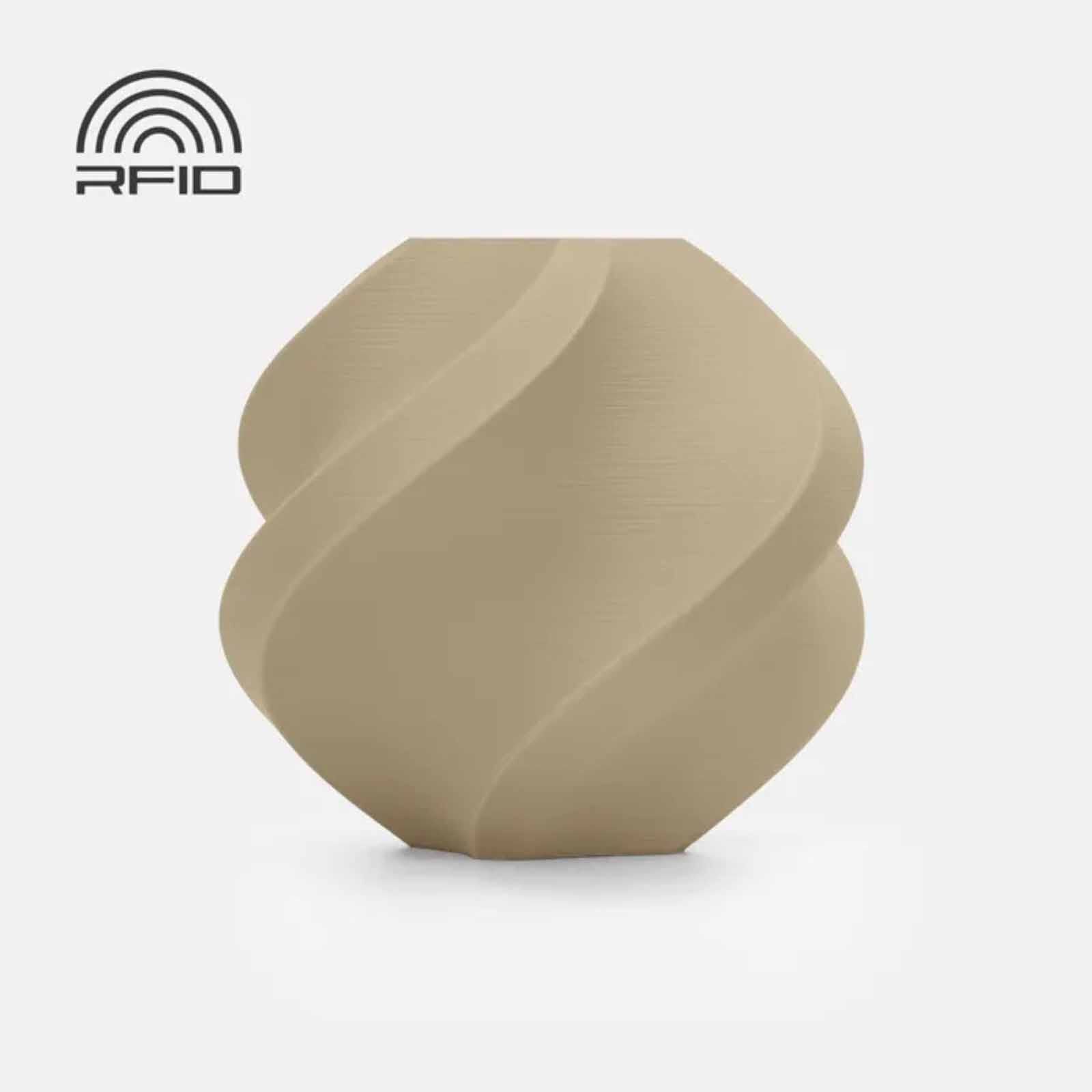 BAMBU LAB Pla Matte - Desert Tan- With Reusable Spool BAM-A01-Y3-1.75-1000-SPL-image null