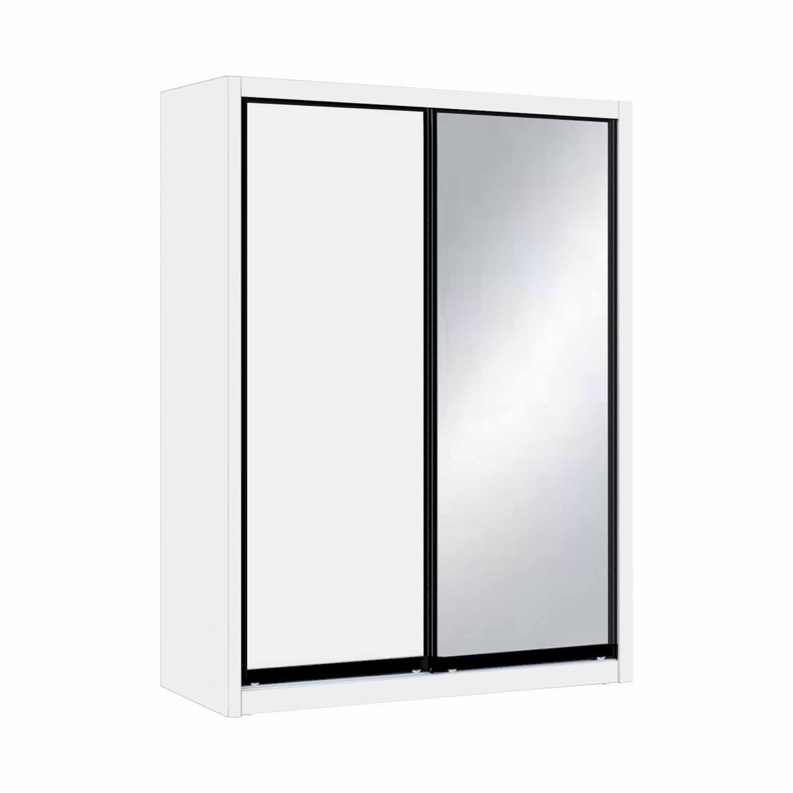 SMARTBOX 2 Door Sliding Wardrobe (white-56) DUBLIN