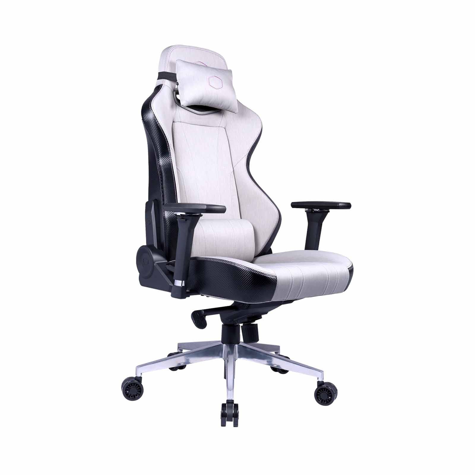 COOLERMAST Caliber X1c Gaming Chair With Cool In Tech CMI-GCX1C-GY-image 3