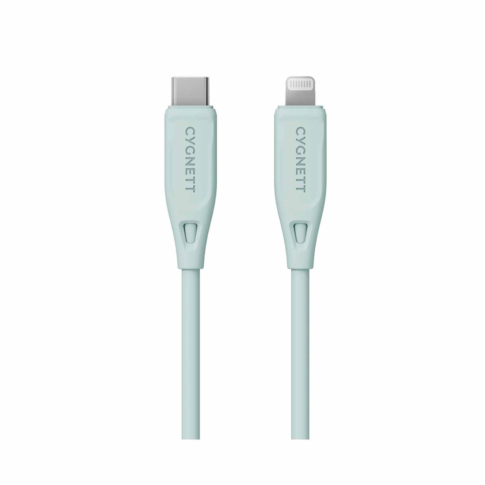 CYGNETT Charge Connect Lightning To Usb-c Cable - Green 1.2m CY4840PCCCL