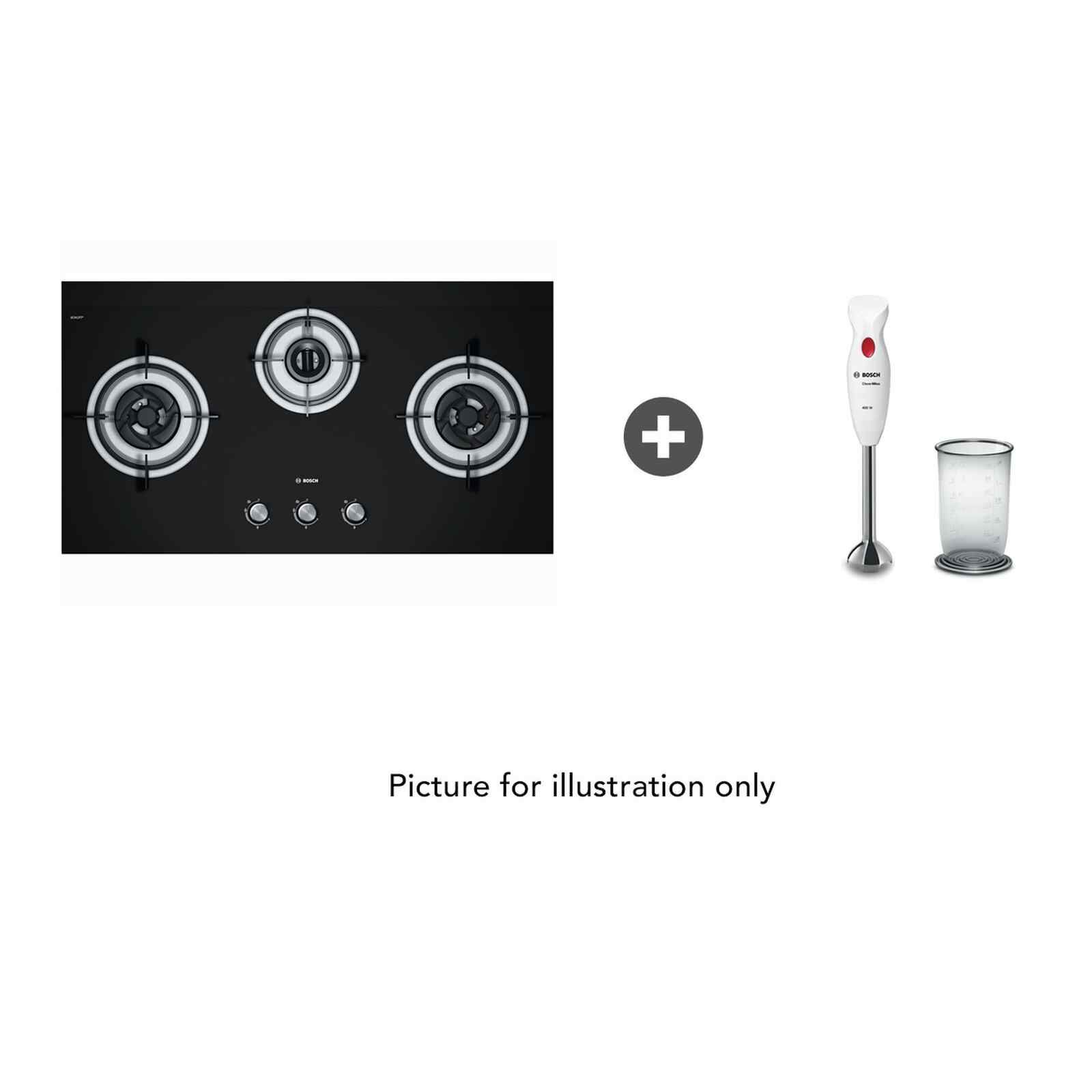 BOSCH Hob And Hand Blender Bundle (exclude Installation) PBD9331SG + MSM24100-image null