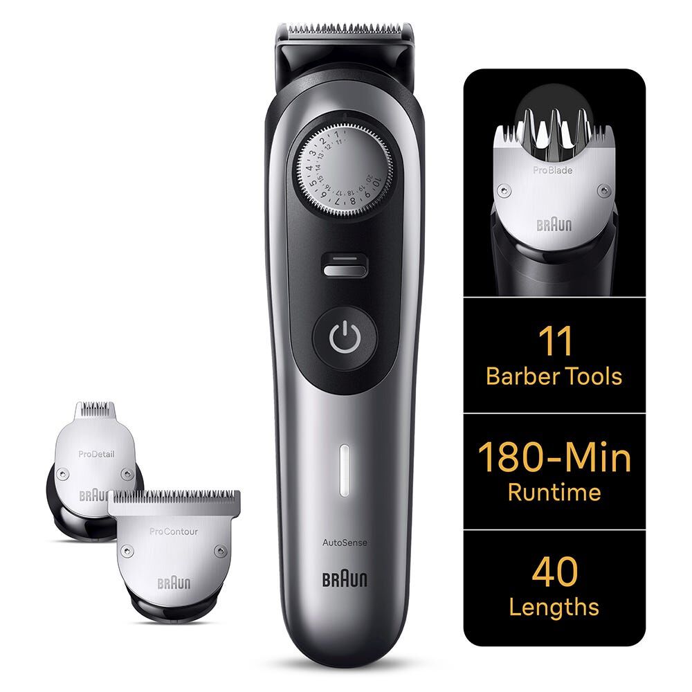 BRAUN Series 9 Pro Beard Wet & Dry Trimmer BT9440-image 1