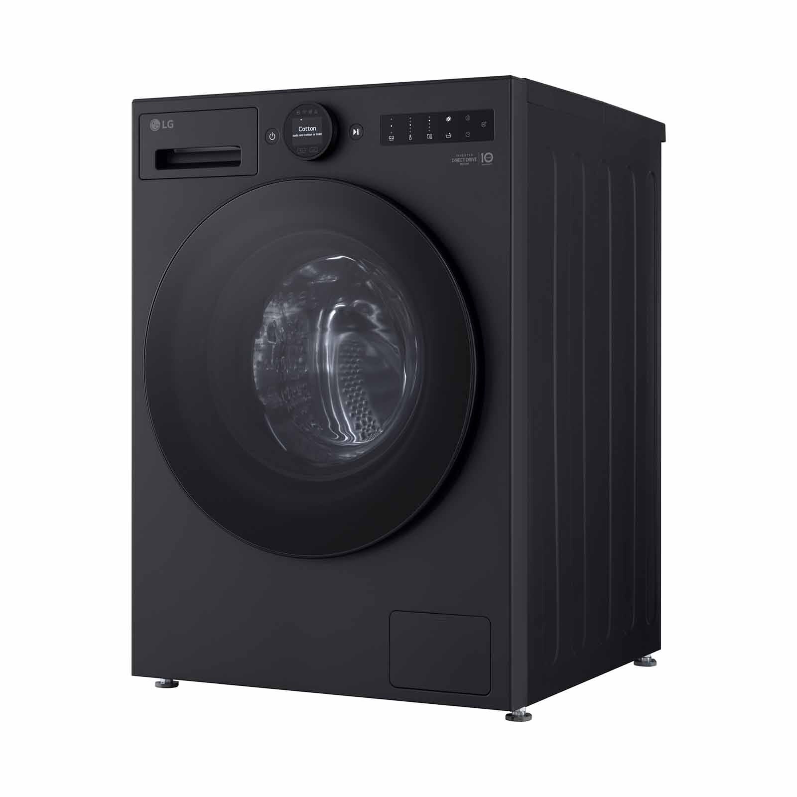 LG Front Load Washer (14kg) Matt Black FX1414S2K-image 5
