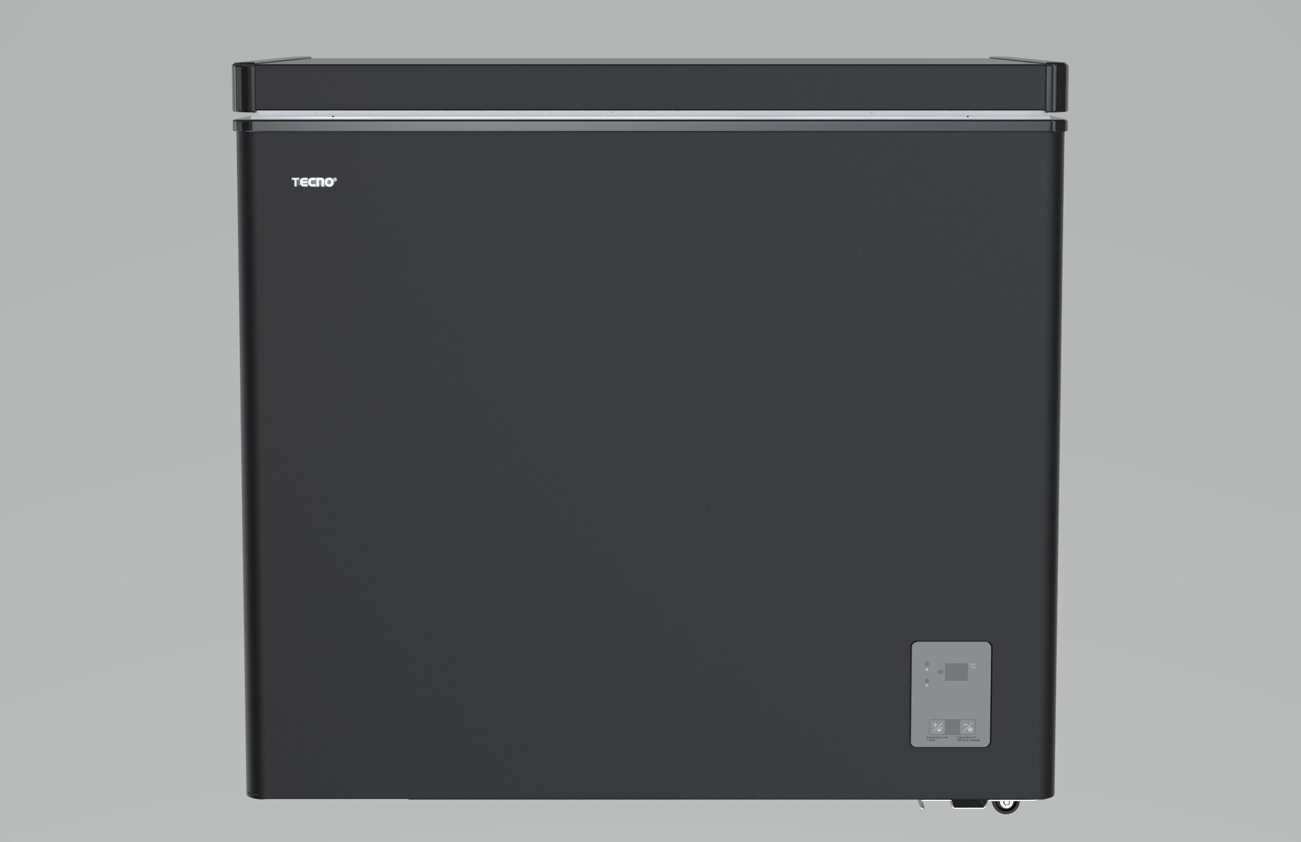 TECNO Chest Freezer - Black (210l) TCF 199RFF BK