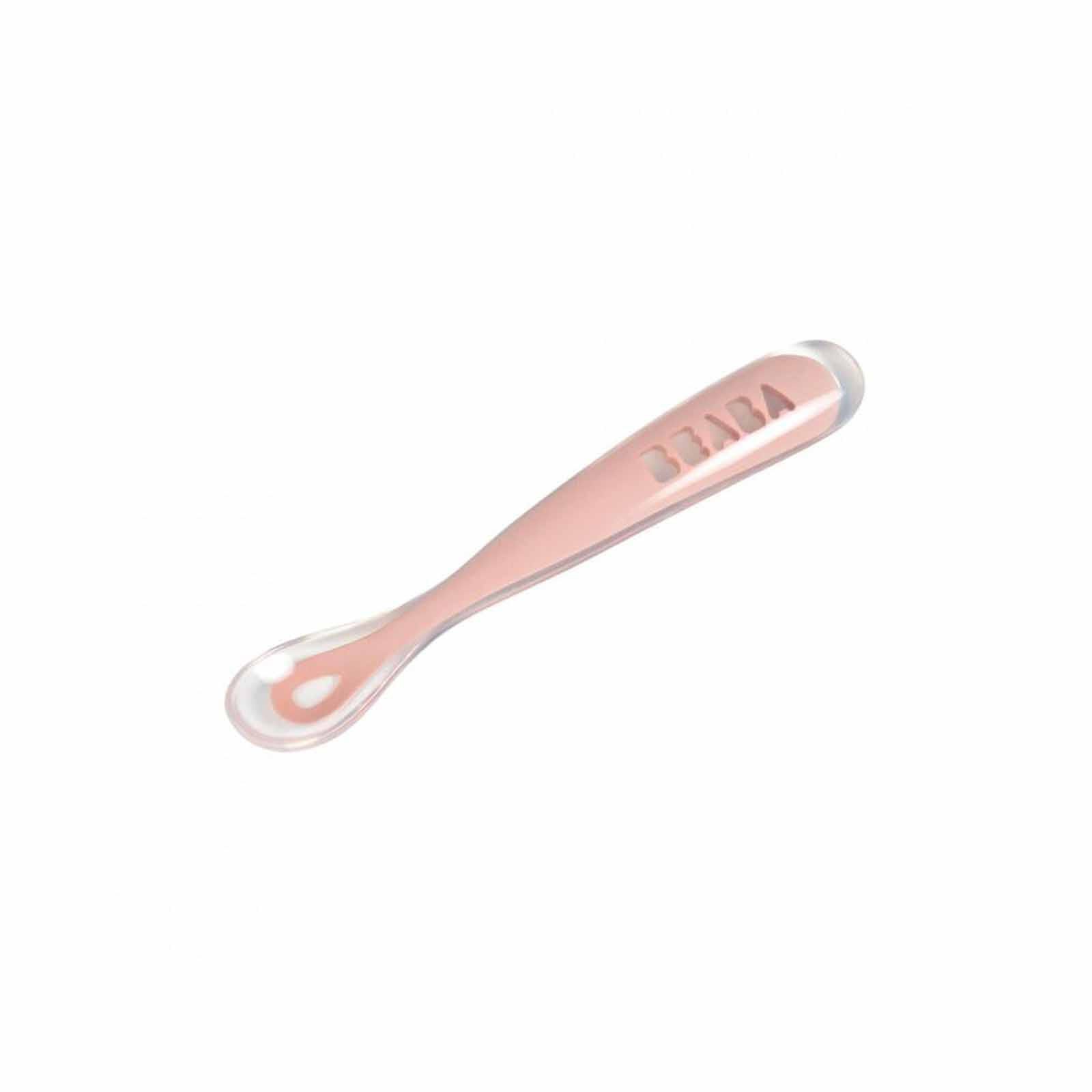BEABA Silicone Spoon - Vintage Pink (online) 1ST STAGE-image 1