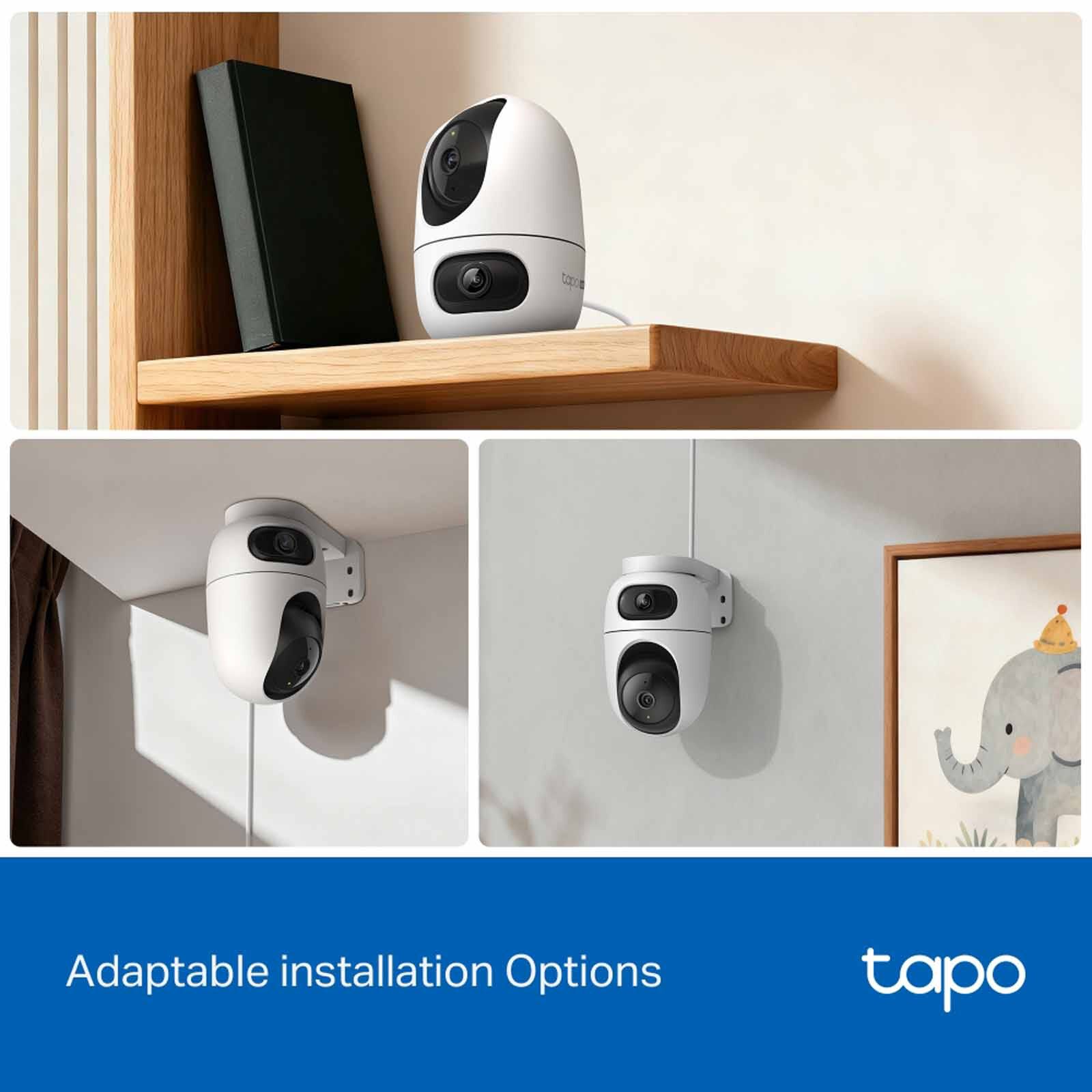 TP LINK Dual Lens Pan/tilt Security Camera TAPO C245D-image 12