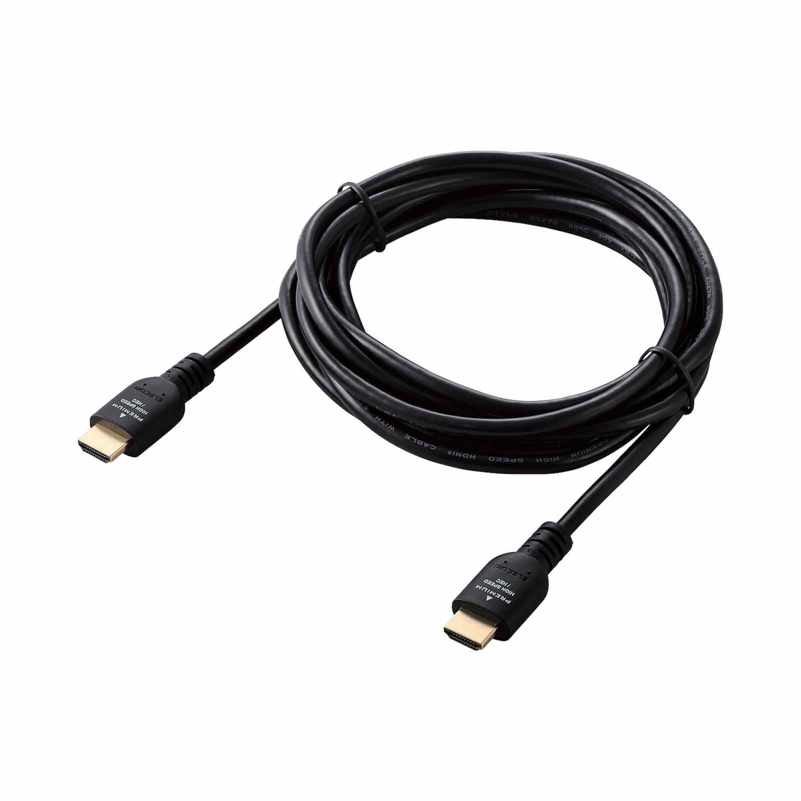 ELECOM Premium 4k Hdmi Cable 3.0m Black DH-HDPS14E30BK2-image 1