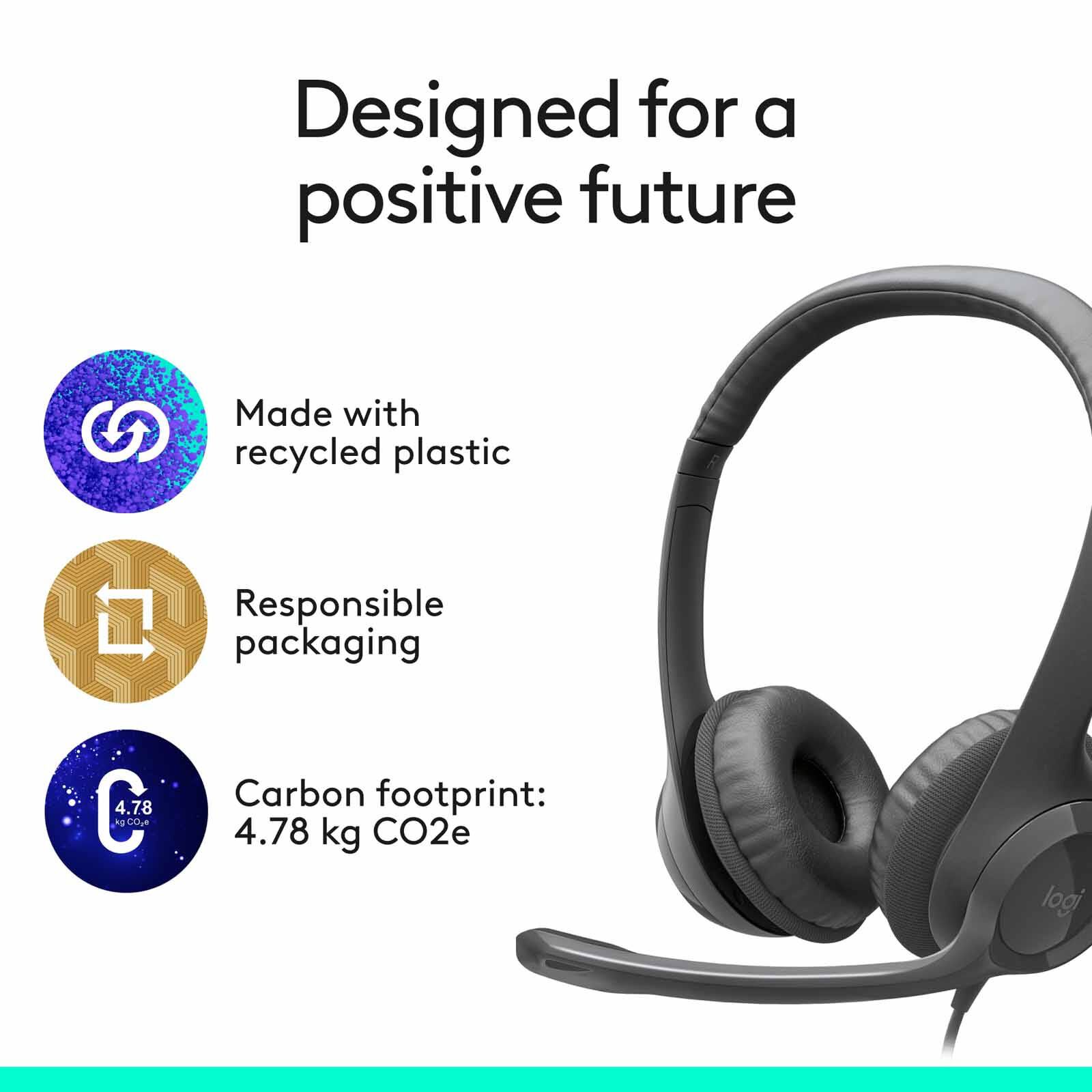 LOGITECH H390 Usb-c Stereo Headset Black 981-001577-image 4